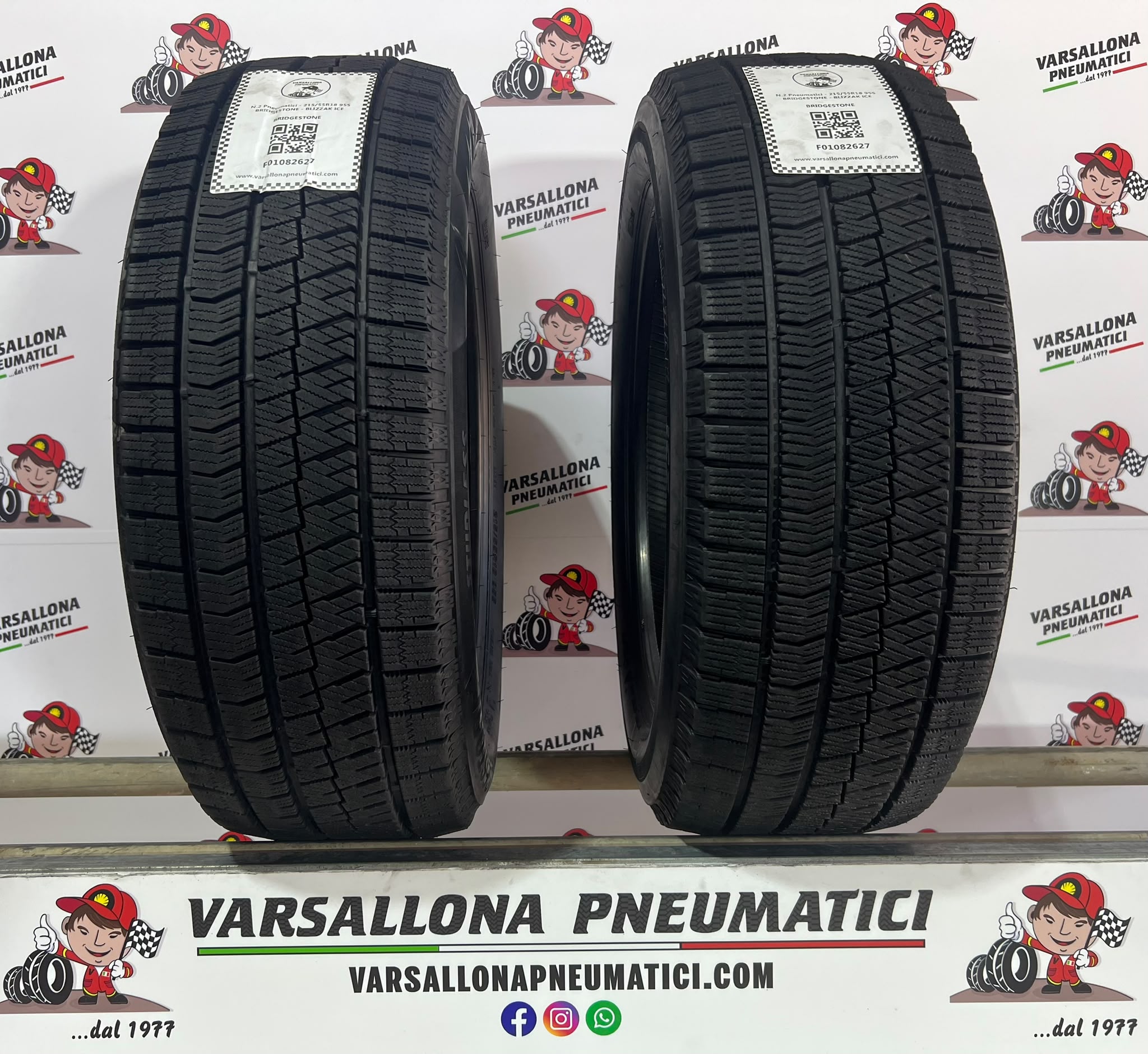 N.2 Pneumatici - 215/55R18 95S BRIDGESTONE - BLIZZAK ICE