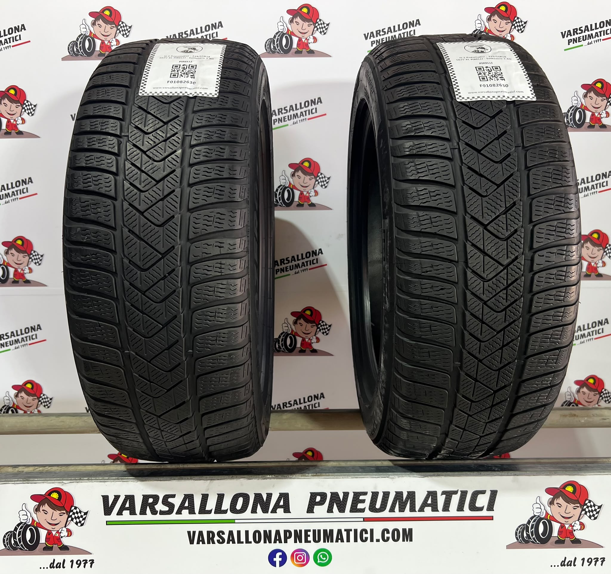 N.2 Pneumatici - 225/55R18 102V XL PIRELLI - Sottozero 3 AO