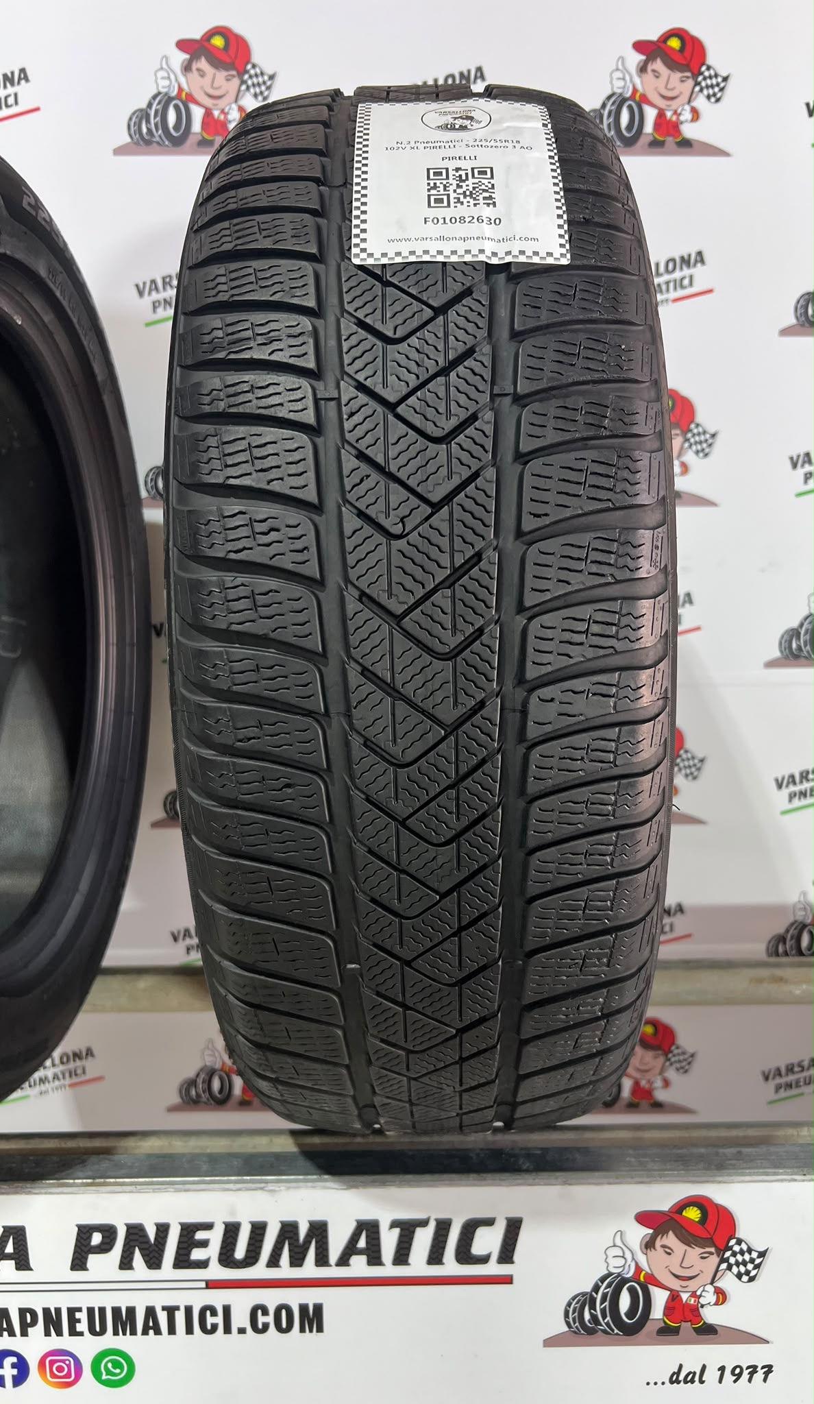 N.2 Pneumatici - 225/55R18 102V XL PIRELLI - Sottozero 3 AO - immagine 2
