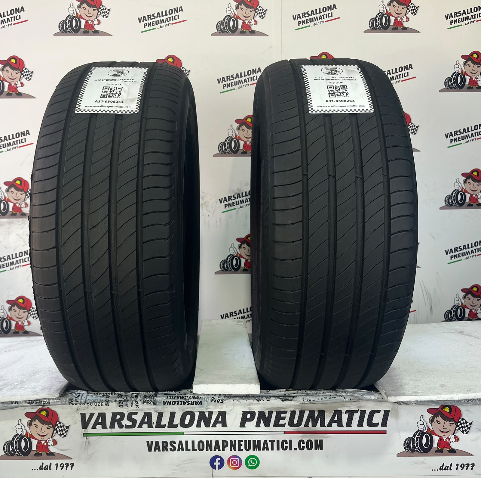 N.2 Pneumatici - 225/55R17 101V XL MICHELIN - Primacy 4