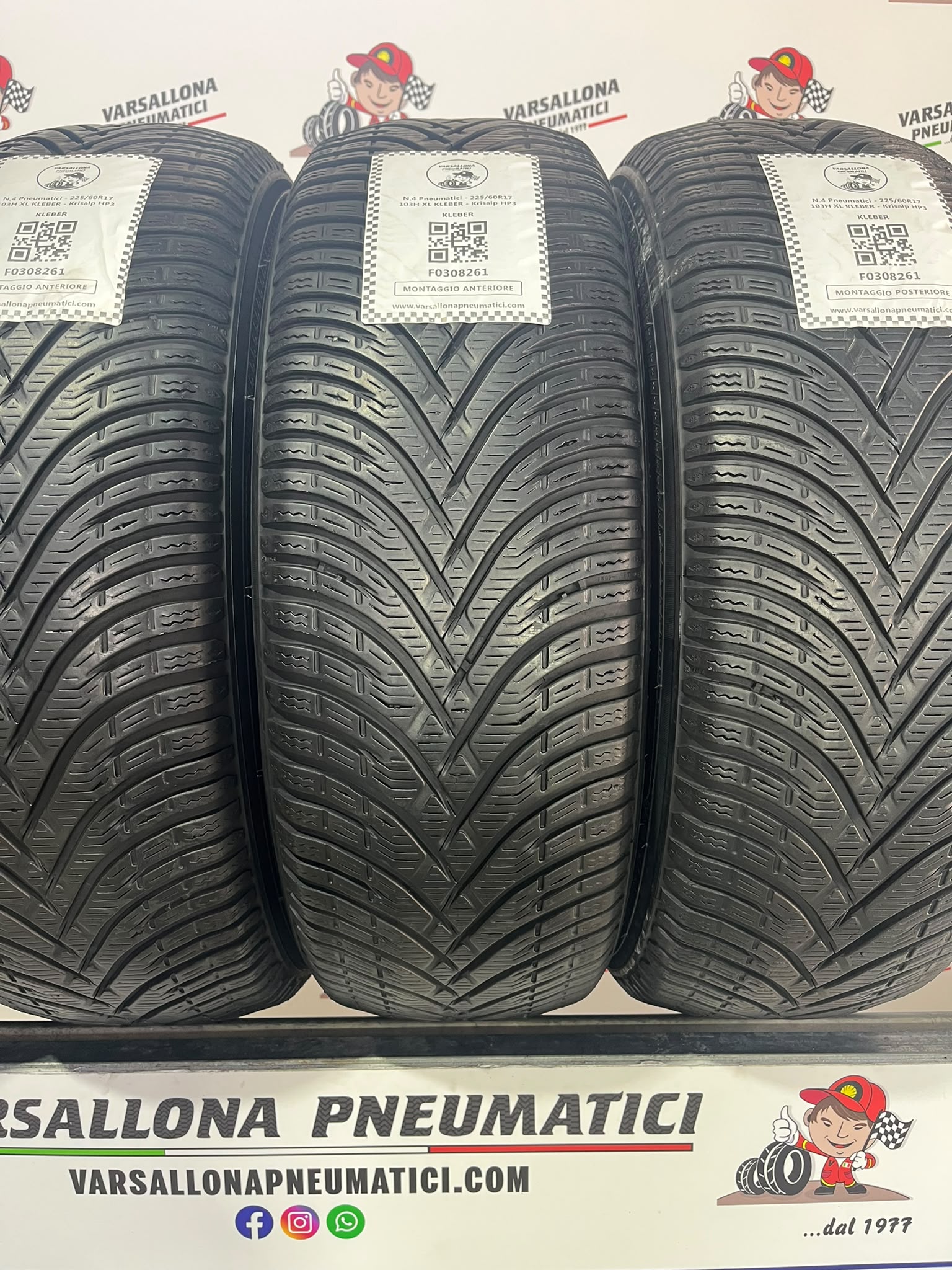 N.4 Pneumatici - 225/60R17 103H XL KLEBER - Krisalp HP3 - immagine 2