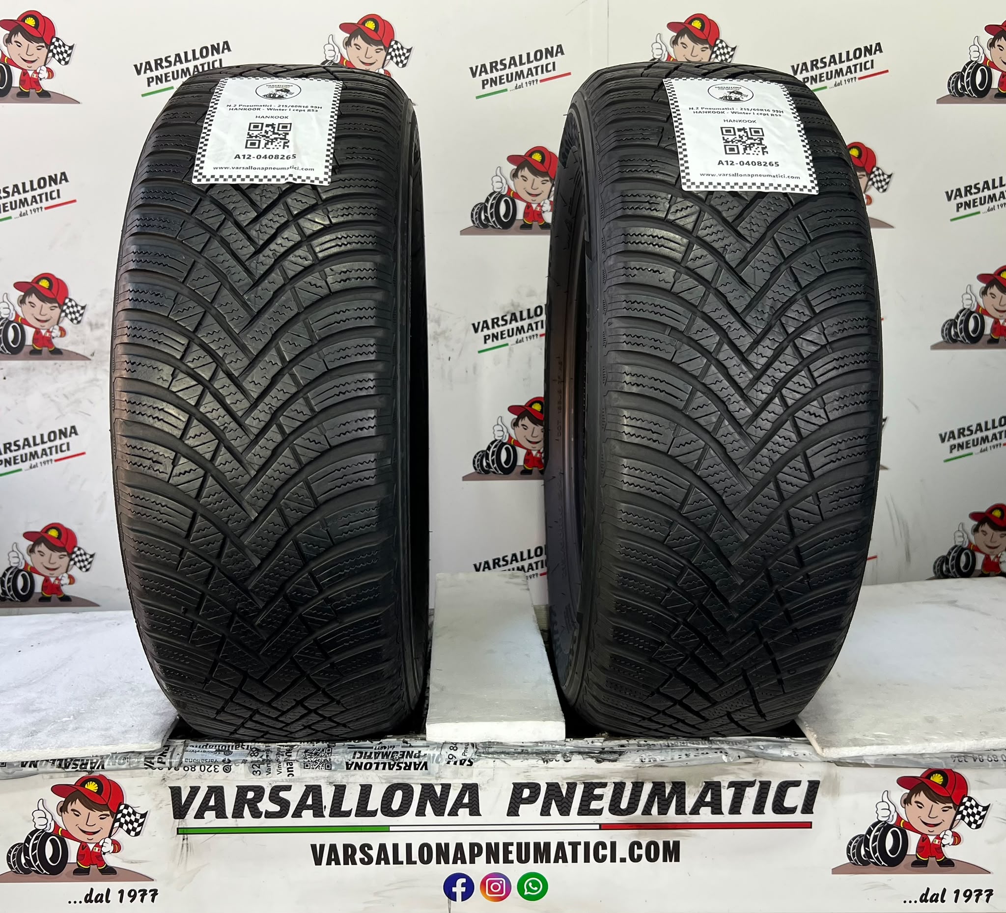N.2 Pneumatici - 215/60R16 99H HANKOOK - Winter iCept RS3