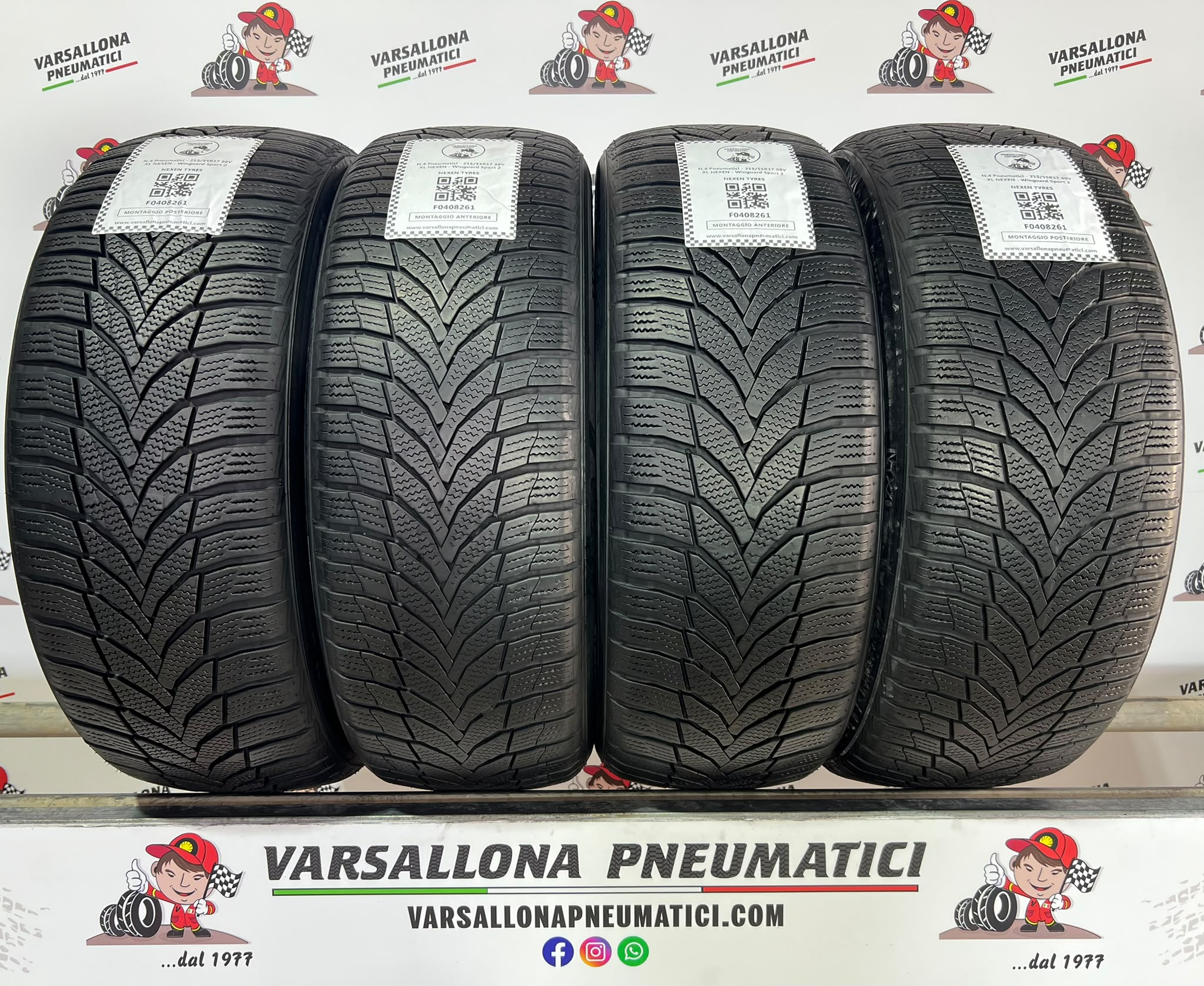 N.4 Pneumatici - 215/55R17 98V XL NEXEN - Winguard Sport 2