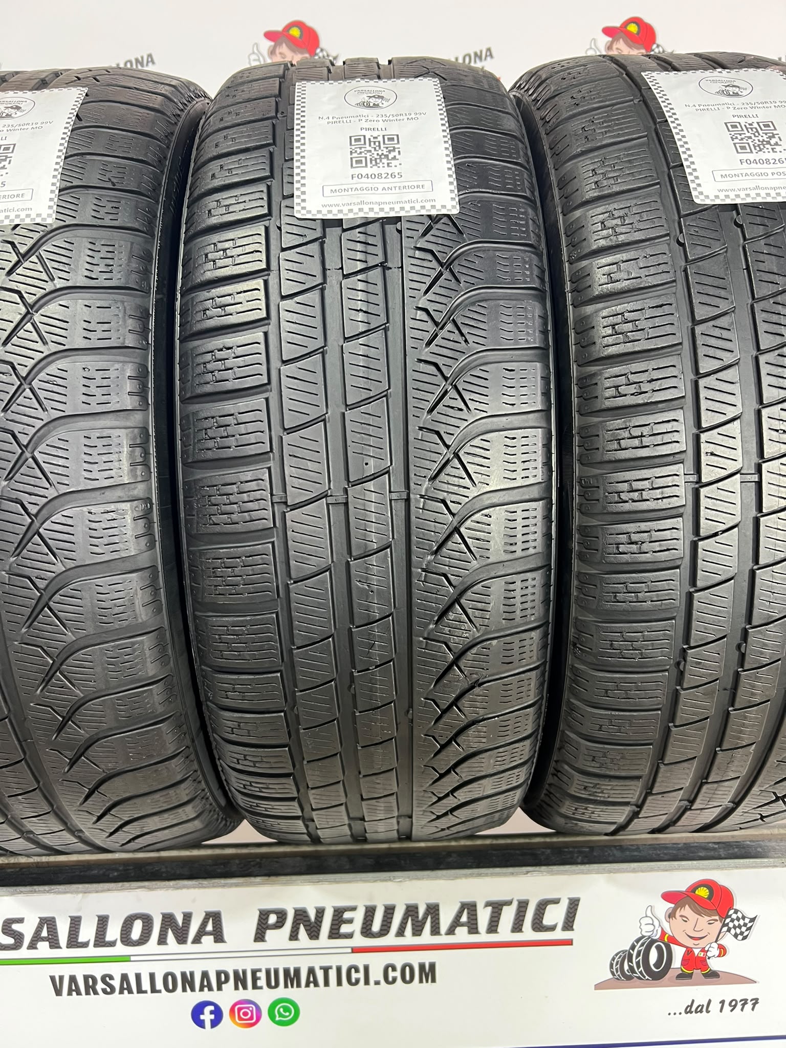 N.4 Pneumatici - 235/50R19 99V PIRELLI - P Zero Winter MO - immagine 2