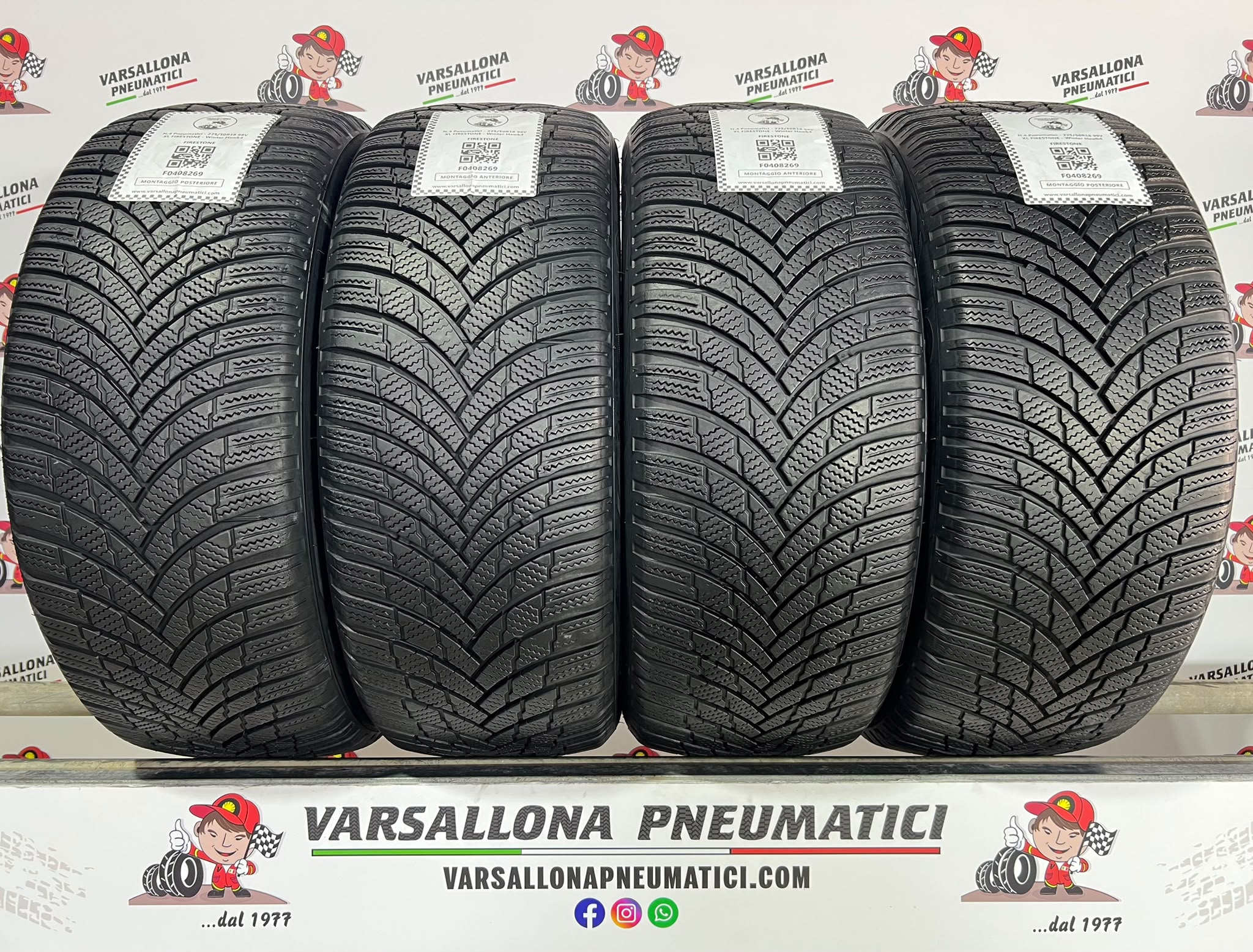 N.4 Pneumatici - 225/50R18 99V XL FIRESTONE - WinterHawk 4