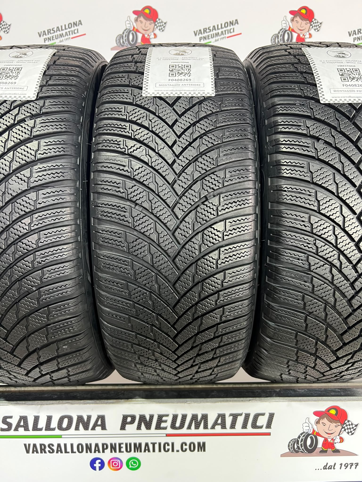 N.4 Pneumatici - 225/50R18 99V XL FIRESTONE - WinterHawk 4 - immagine 2
