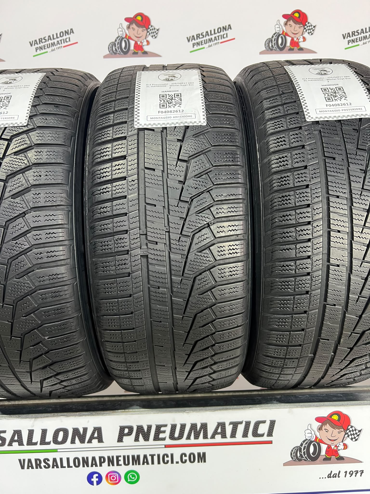 N.4 Pneumatici - 225/50R17 98H XL HANKOOK - Winter Icept Evo 2 - immagine 2