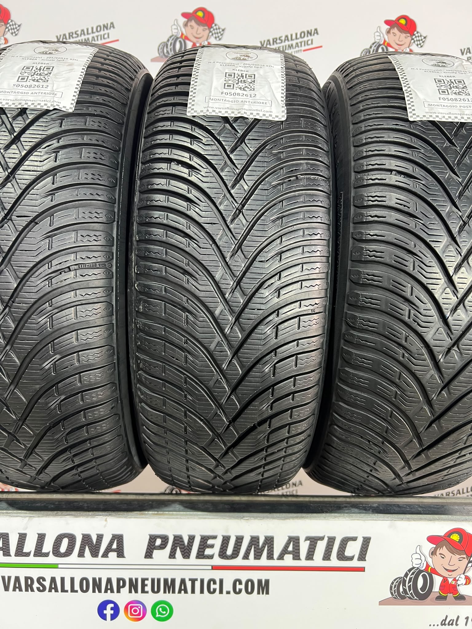 N.4 Pneumatici - 205/60R16 92H KLEBER - Krisalp HP3 - immagine 2