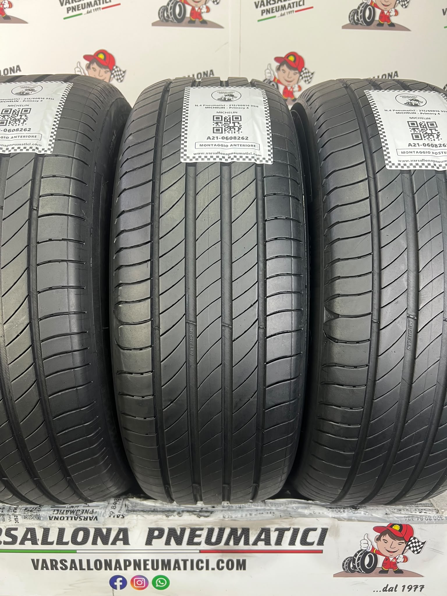 N.4 Pneumatici - 215/60R16 95H MICHELIN - Primacy 4 - immagine 2