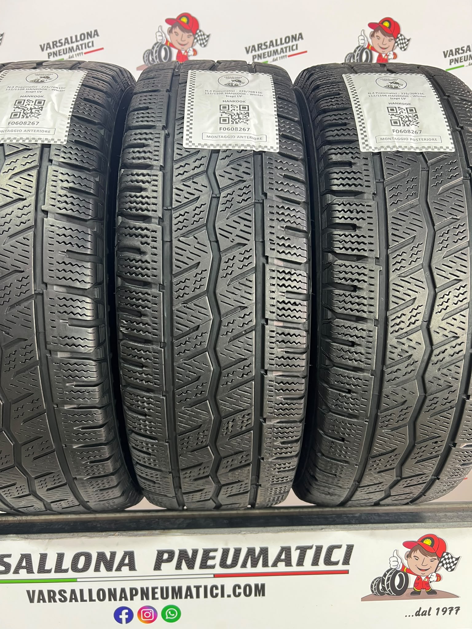 N.4 Pneumatici - 225/70R15C 112/110R HANKOOK - Winter Icept LV - immagine 2