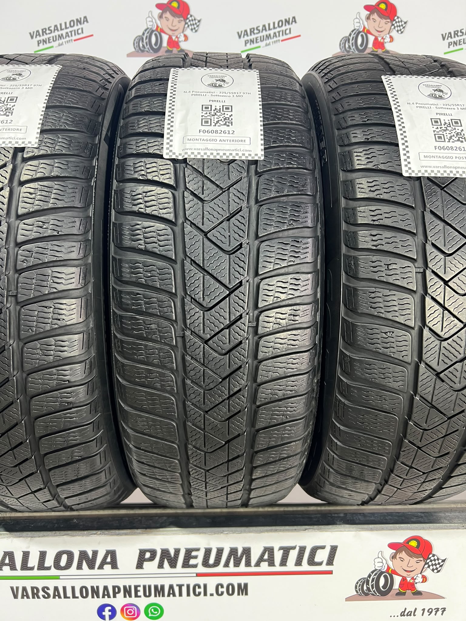 N.4 Pneumatici - 225/55R17 97H PIRELLI - Sottozero 3 Winter MO - immagine 2