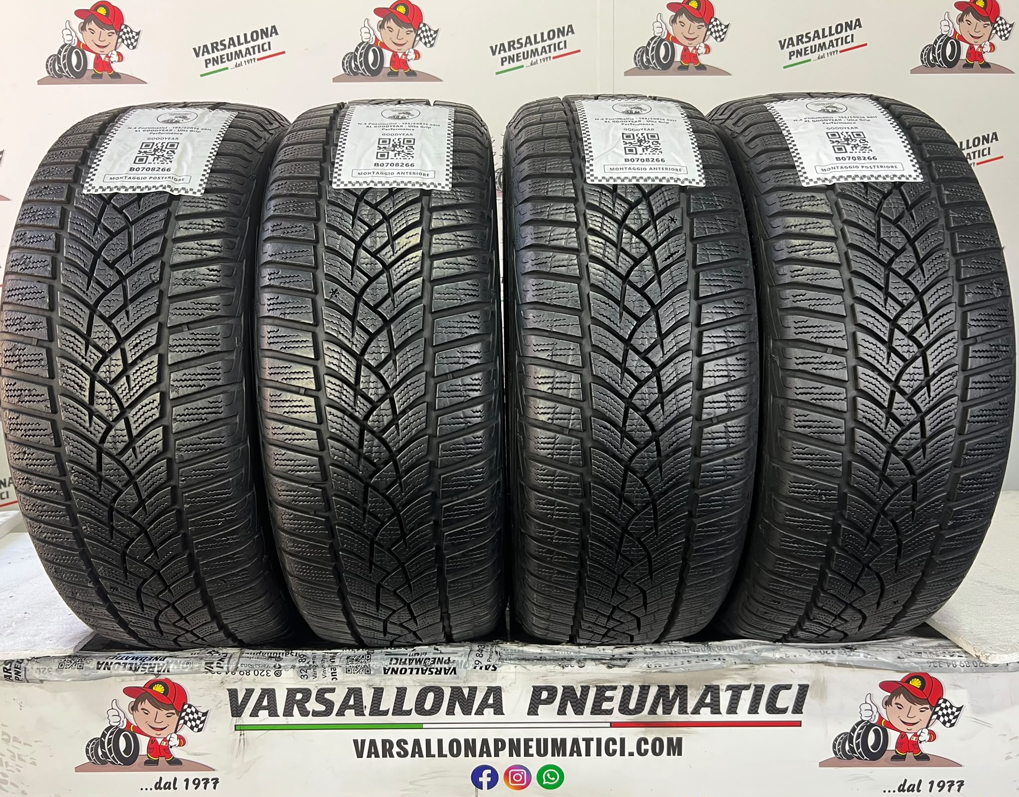 N.4 Pneumatici - 195/50R16 88H XL GOODYEAR - Ultra Grip Performance