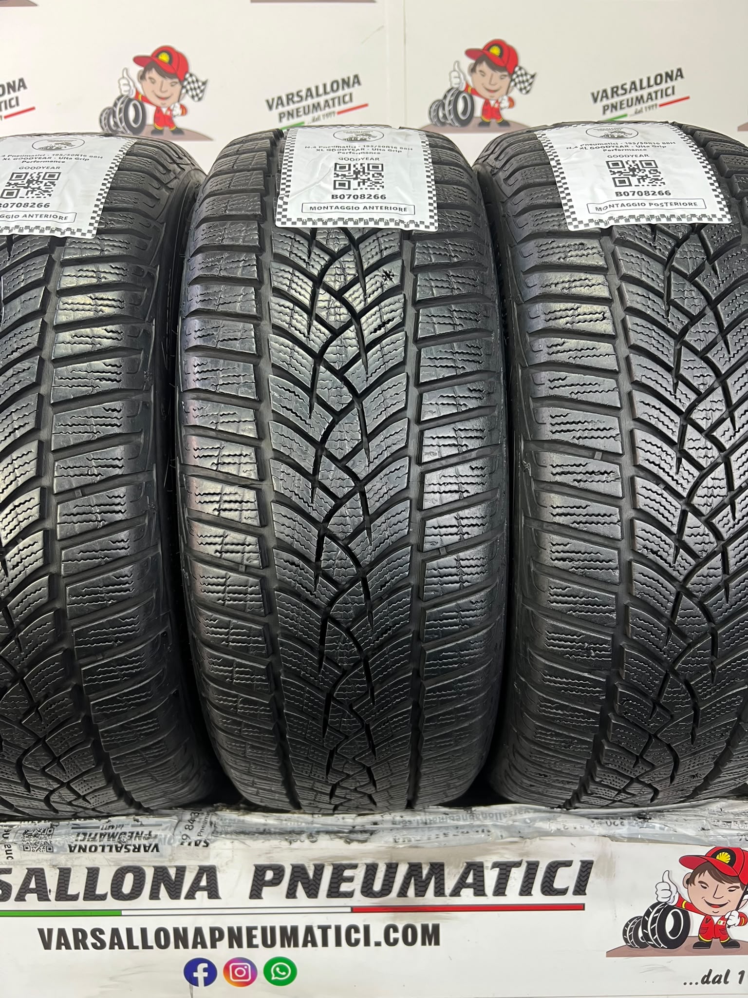 N.4 Pneumatici - 195/50R16 88H XL GOODYEAR - Ultra Grip Performance - immagine 2