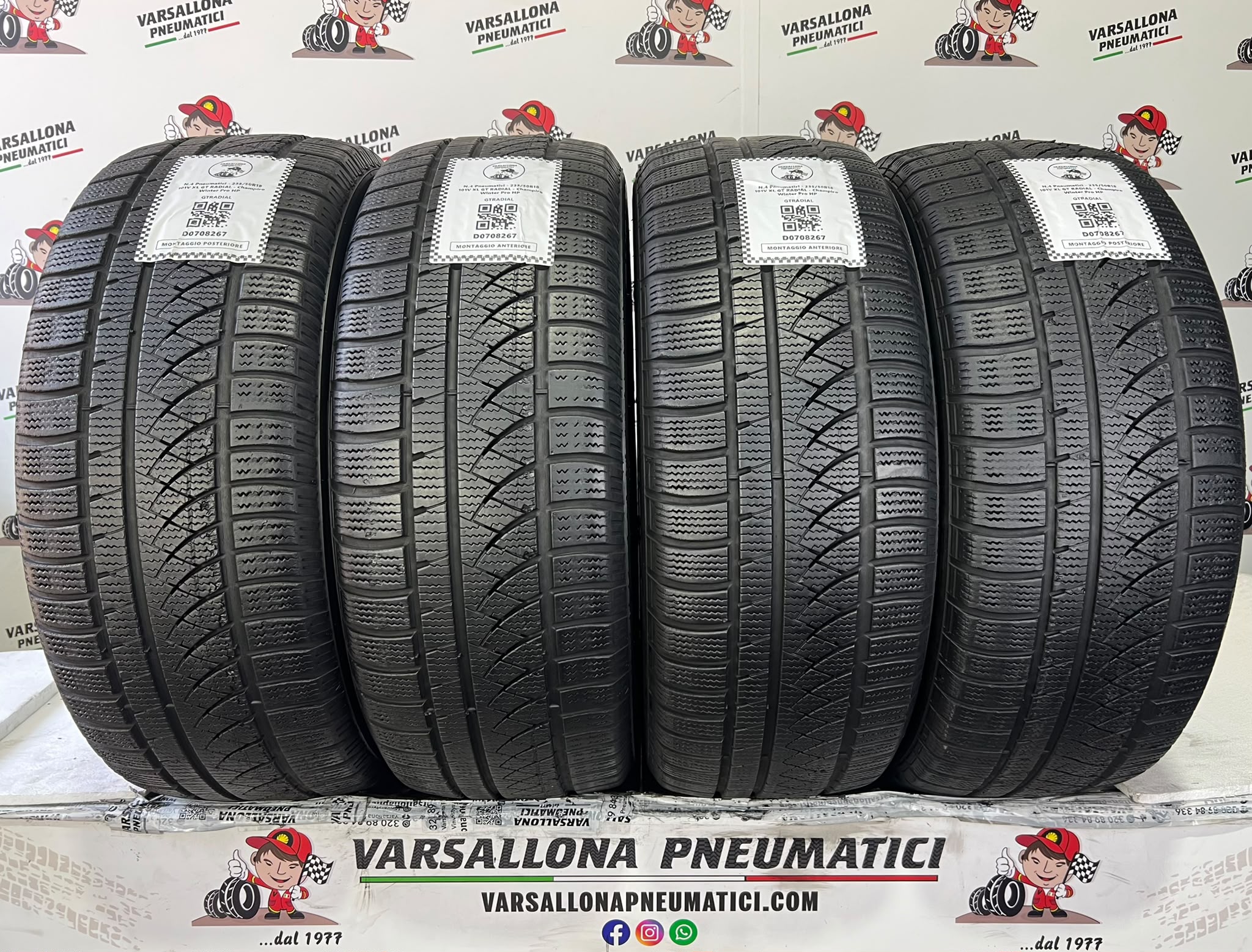 N.4 Pneumatici - 235/50R18 101V XL GT RADIAL - Champiro Winter Pro HP