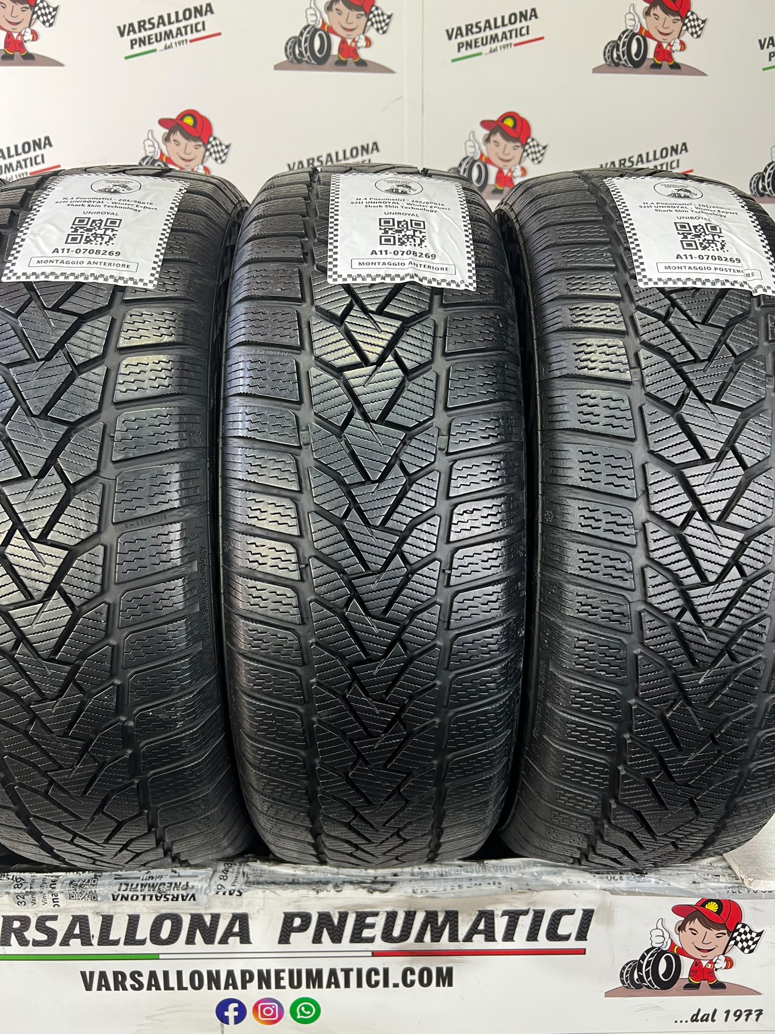 N.4 Pneumatici - 205/60R16 92H UNIROYAL - Winter Expert - immagine 2