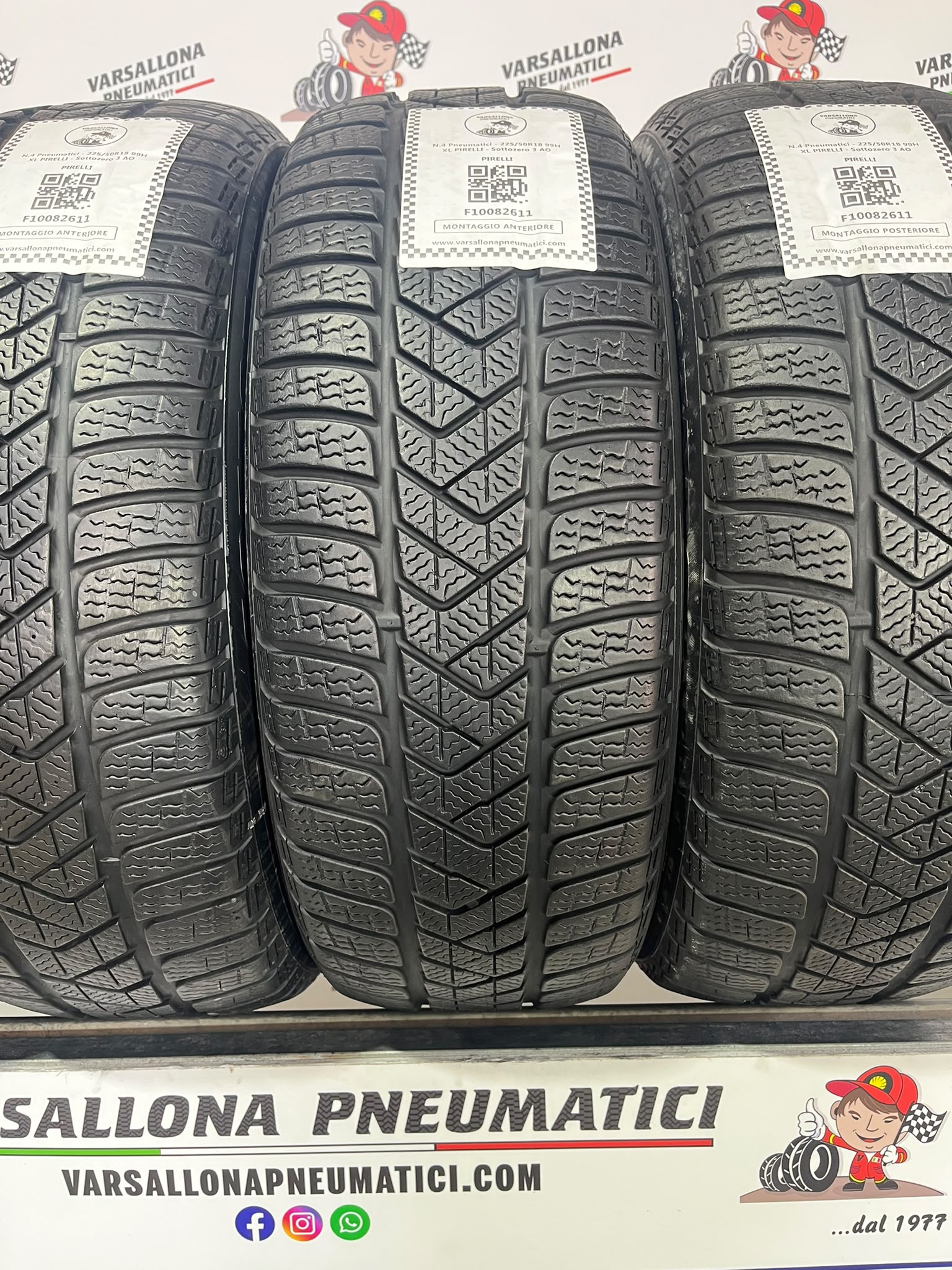 N.4 Pneumatici - 225/50R18 99H XL PIRELLI - Sottozero 3 AO - immagine 2