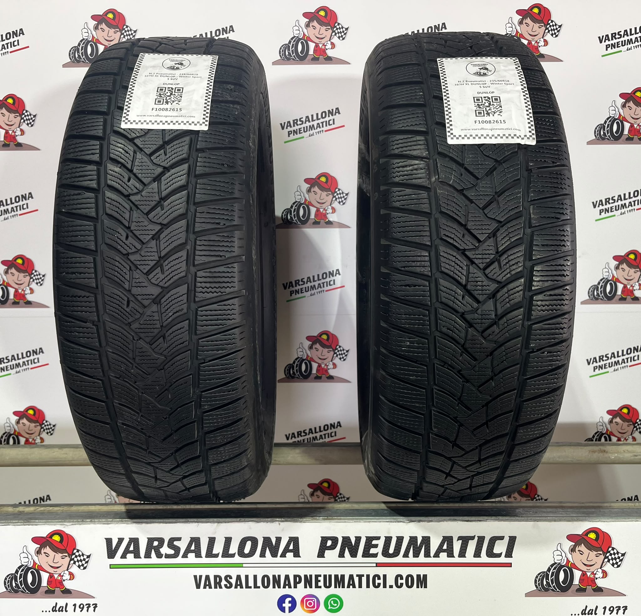 N.2 Pneumatici - 235/60R18 107H XL DUNLOP - Winter Sport 5 SUV