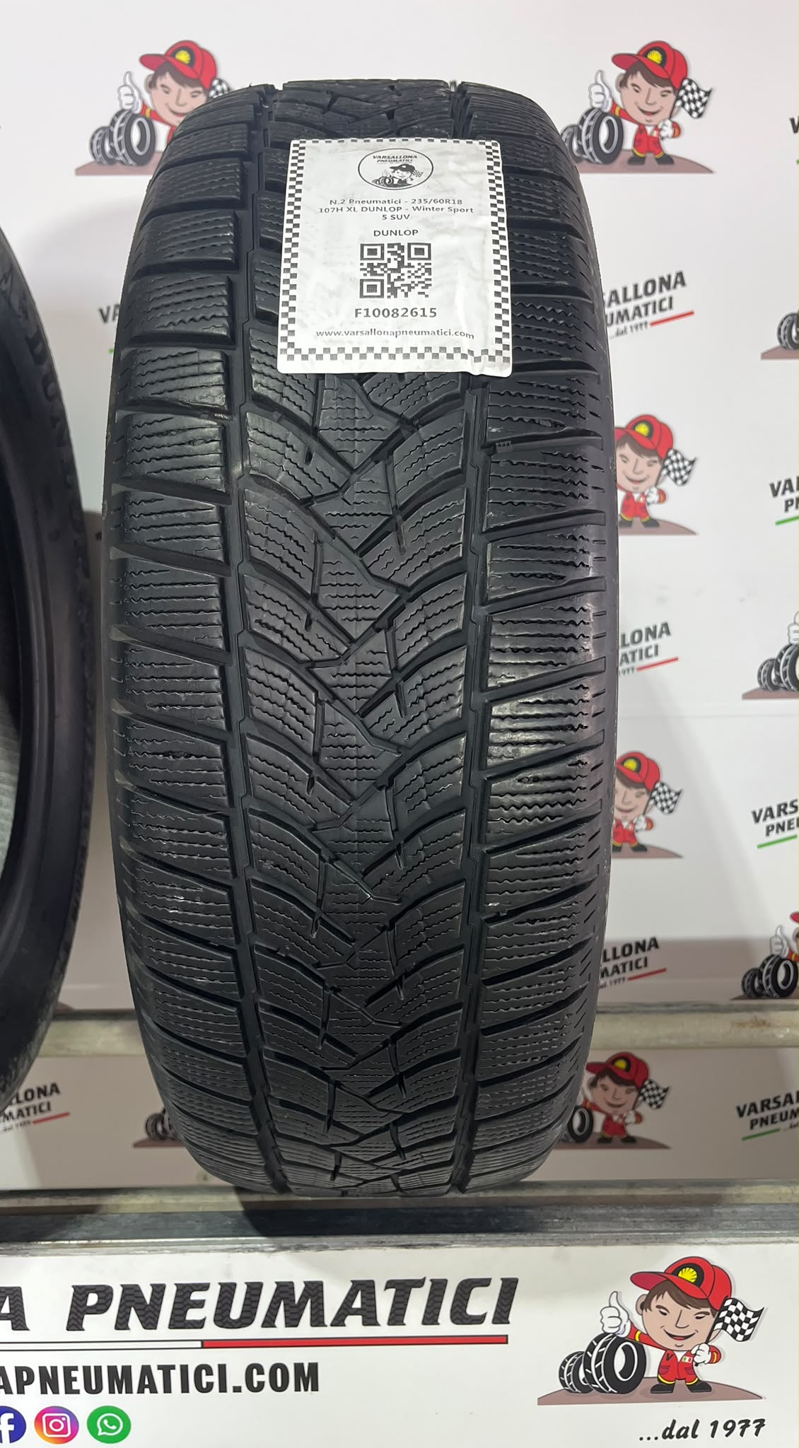 N.2 Pneumatici - 235/60R18 107H XL DUNLOP - Winter Sport 5 SUV - immagine 2