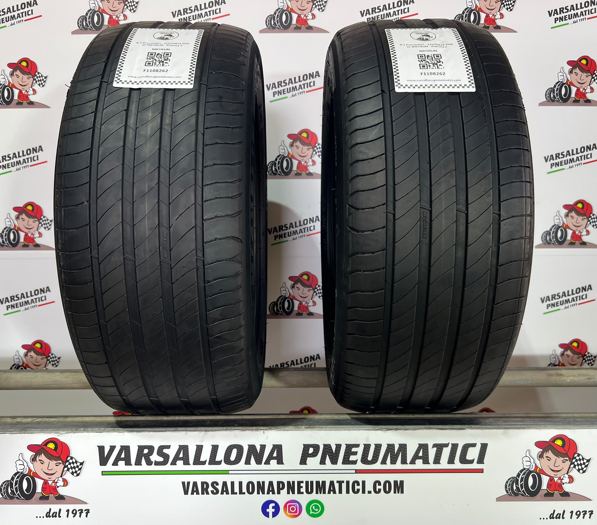 N.2 Pneumatici - 225/50R18 99W XL MICHELIN - Primacy 4