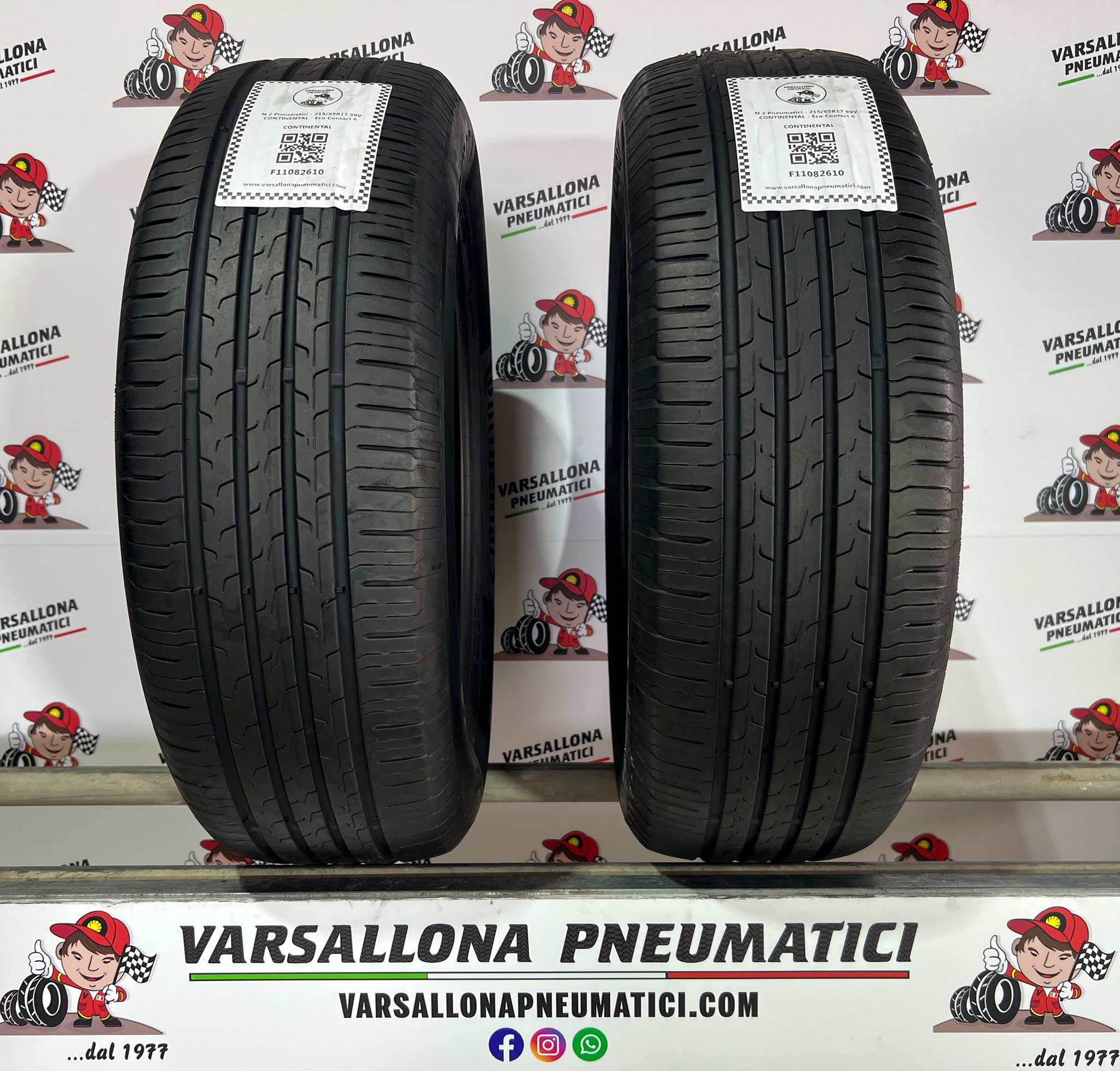 N.2 Pneumatici - 215/65R17 99V CONTINENTAL - Eco Contact 6