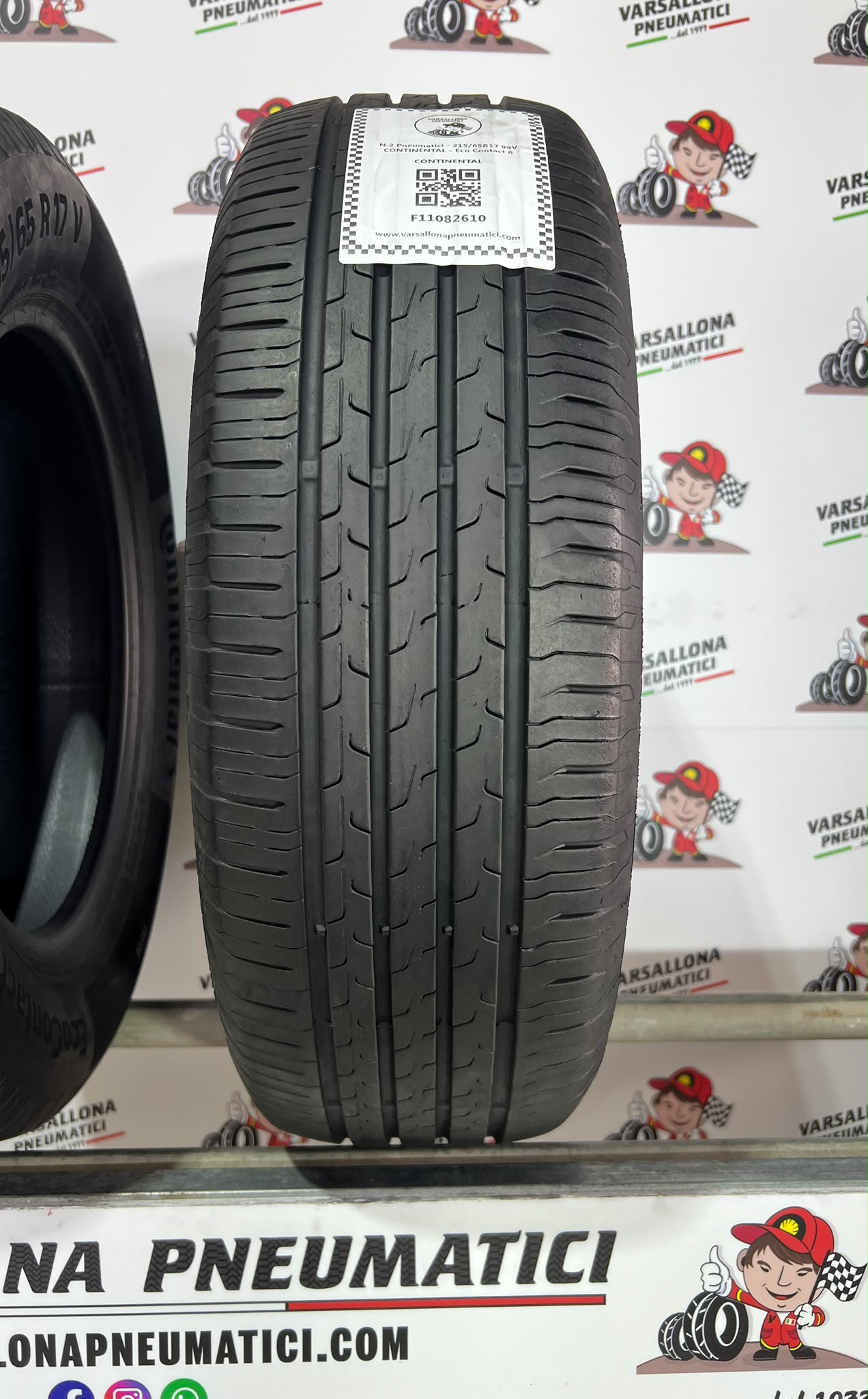 N.2 Pneumatici - 215/65R17 99V CONTINENTAL - Eco Contact 6 - immagine 2
