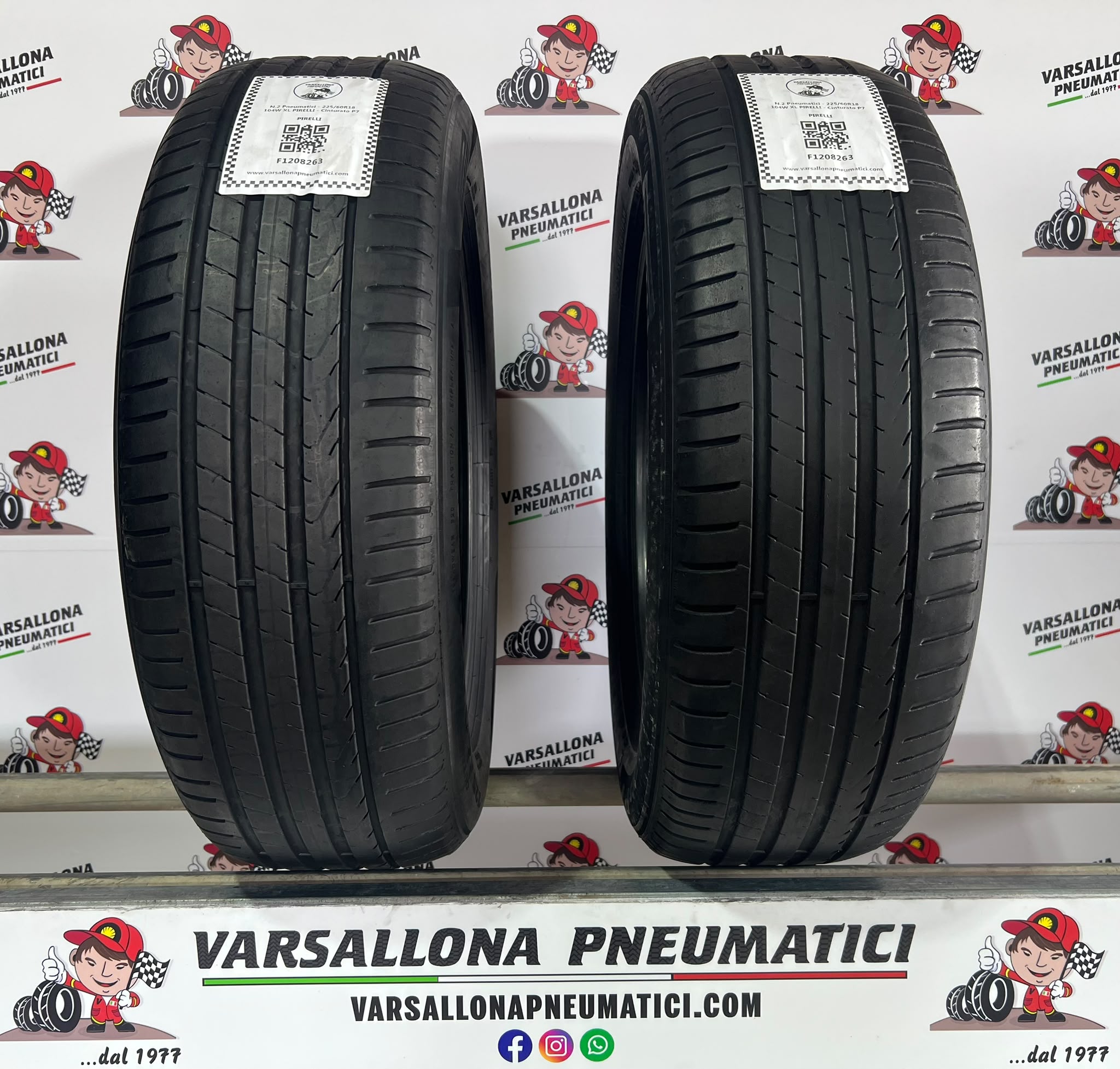 N.2 Pneumatici - 225/60R18 104W XL PIRELLI - Cinturato P7