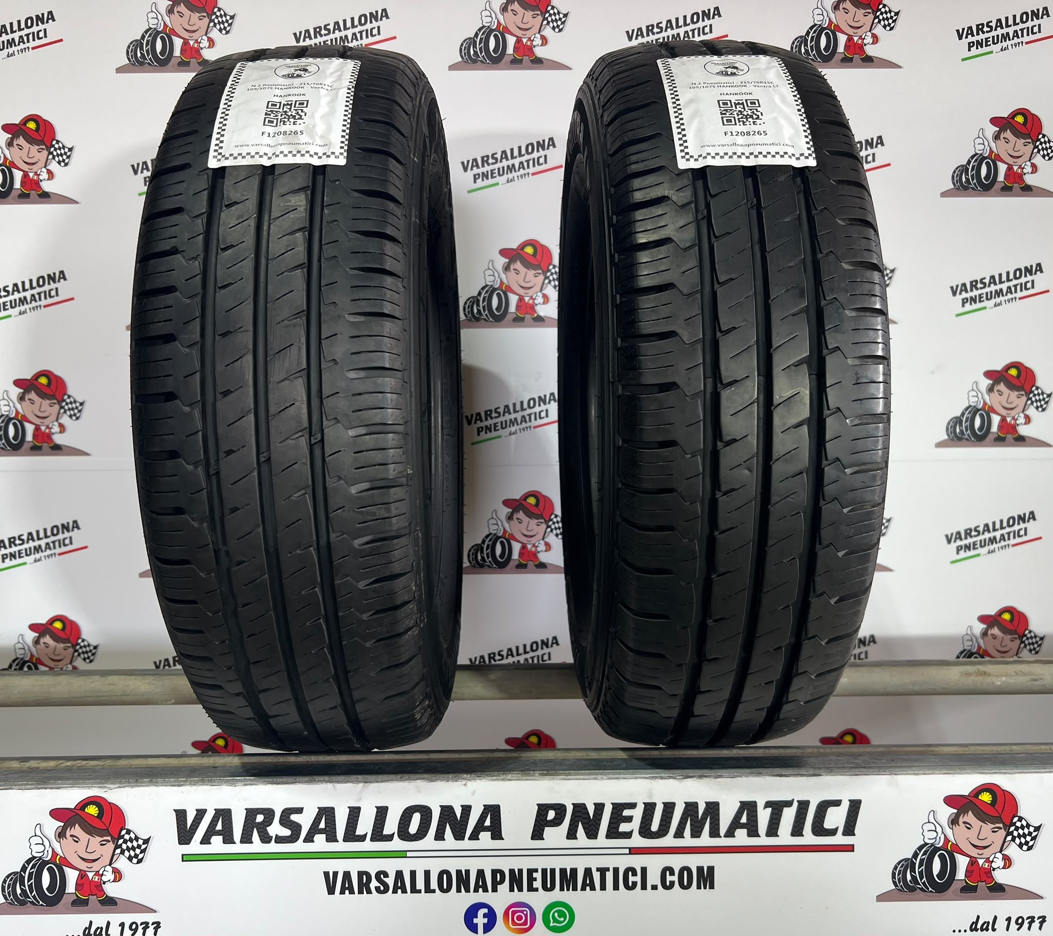 N.2 Pneumatici - 215/70R15C 109/107S HANKOOK - Vantra LT