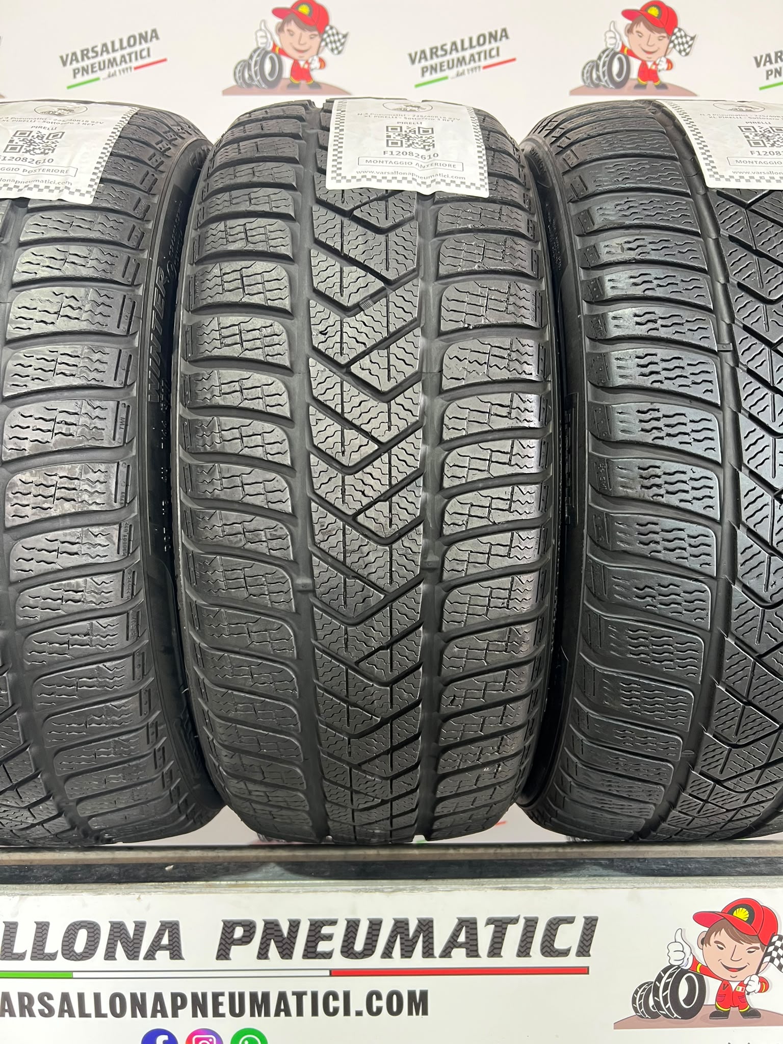 N.4 Pneumatici - 225/40R18 92V XL PIRELLI - Sottozero 3 Winter RFT - immagine 2