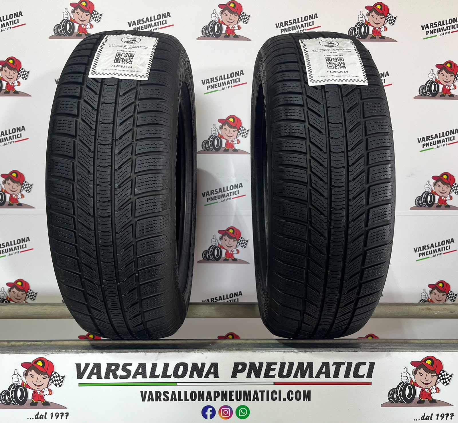 N.2 Pneumatici - 215/60R17 96H CONTINENTAL - Winter Contact TS870p