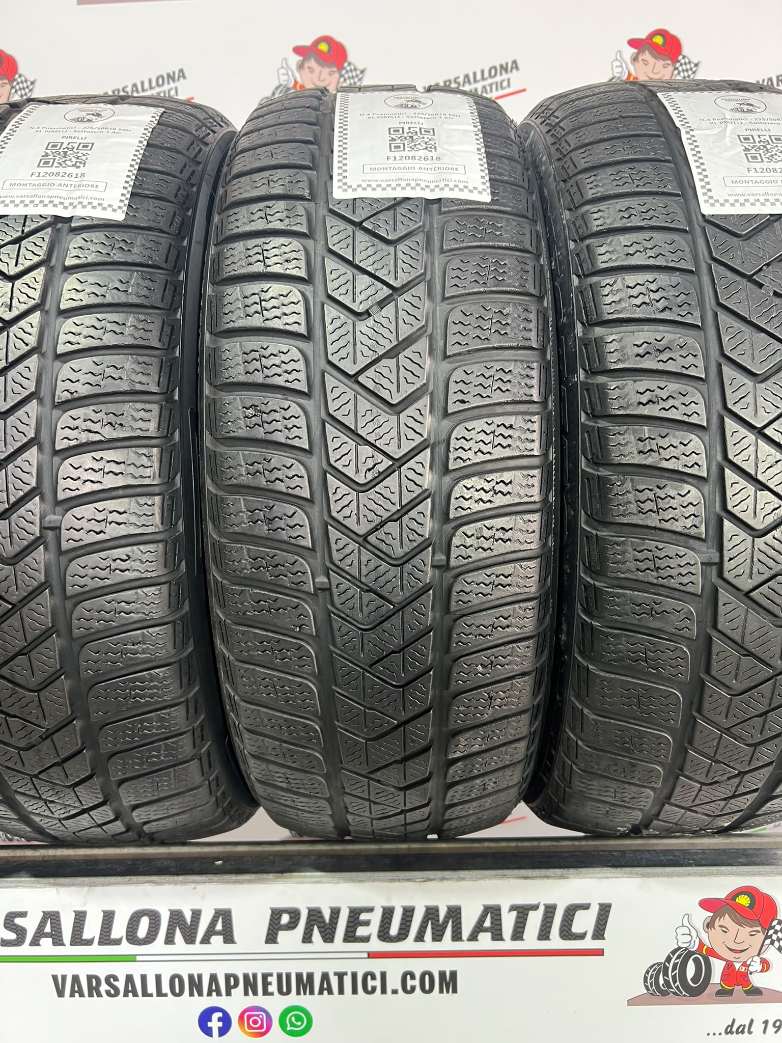 N.4 Pneumatici - 225/50R18 99H XL PIRELLI - Sottozero 3 AO - immagine 2