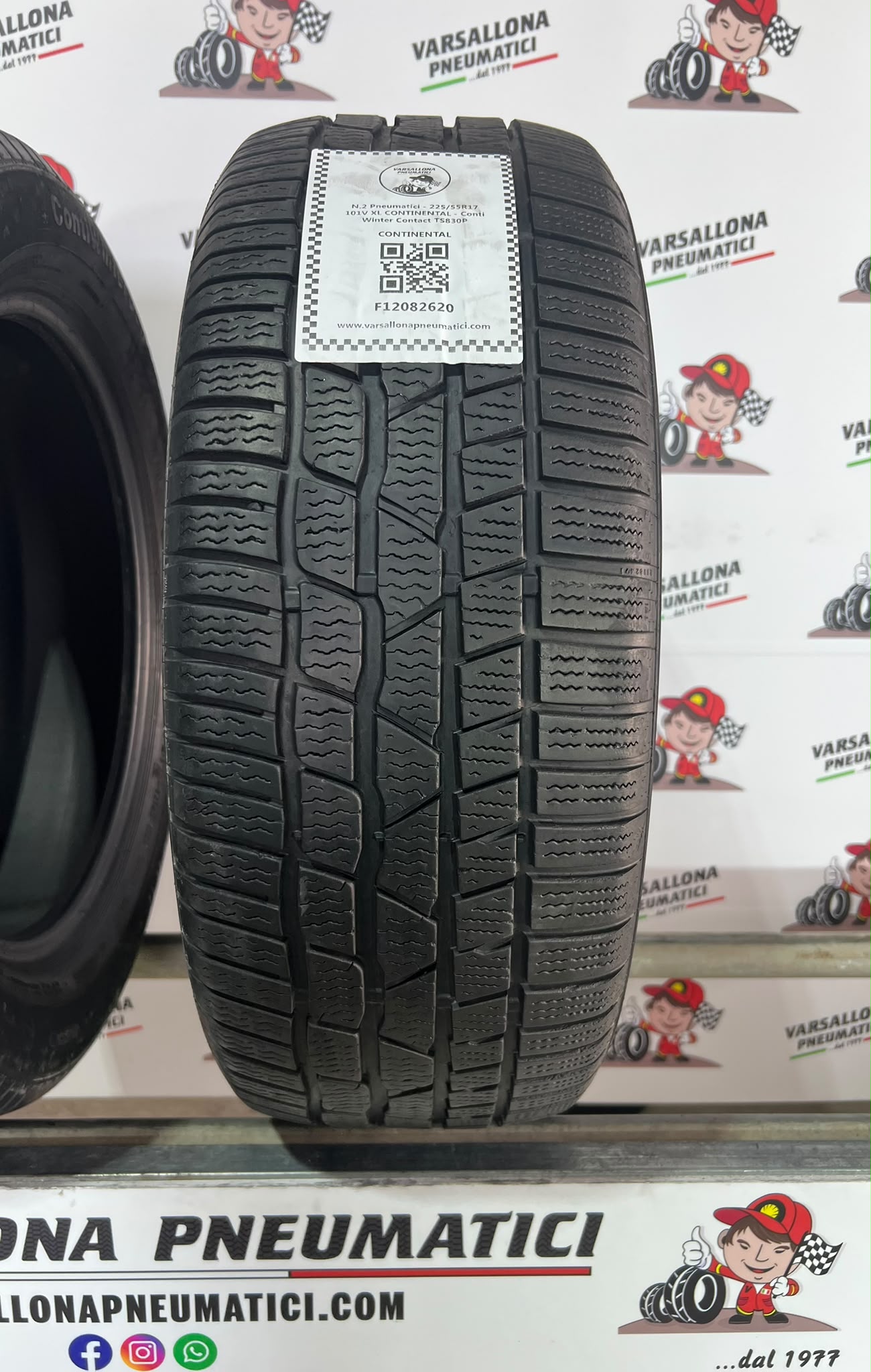 N.2 Pneumatici - 225/55R17 101V XL CONTINENTAL - Conti Winter Contact TS830P - immagine 2