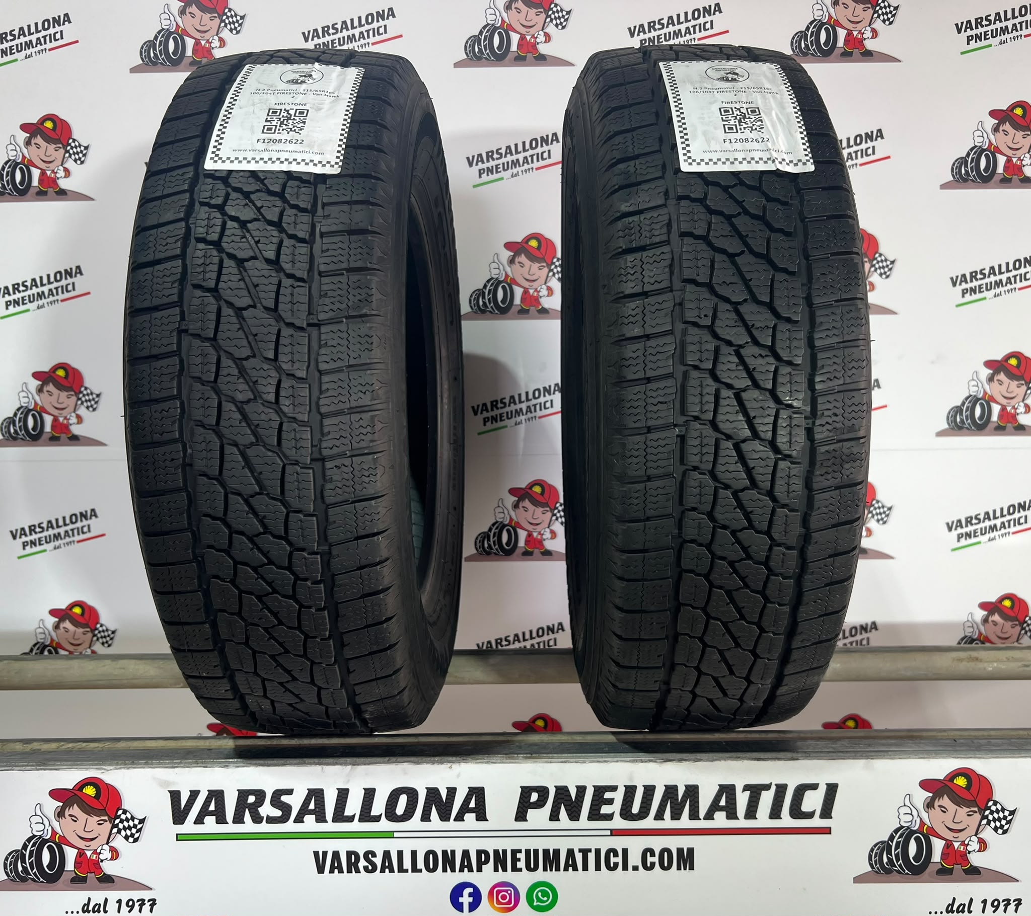N.2 Pneumatici - 215/65R16C 106/104T FIRESTONE - Van Hawk 2