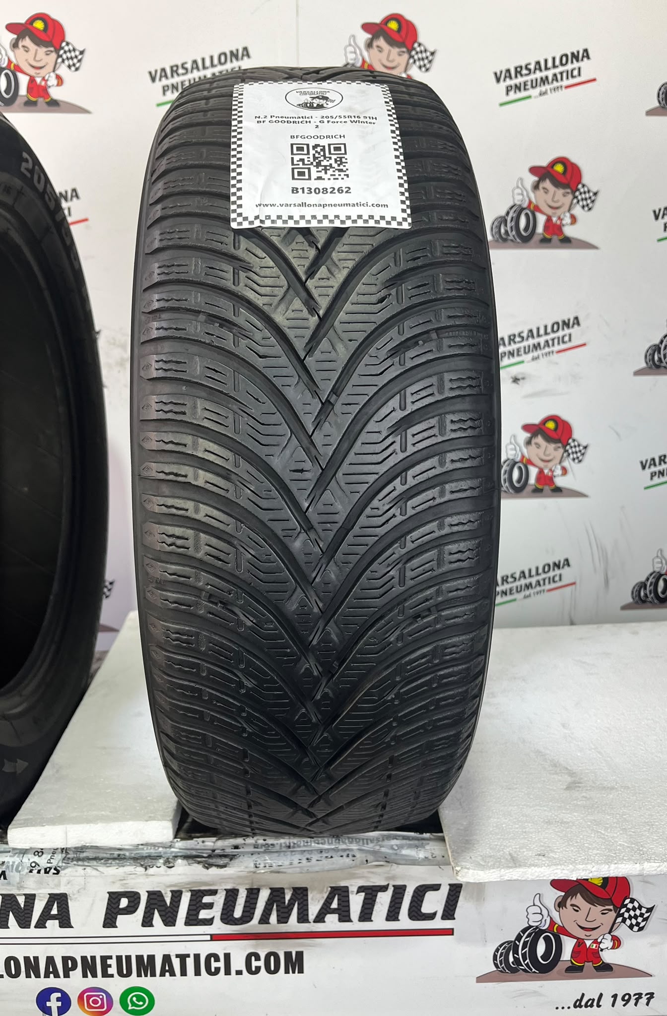 N.2 Pneumatici - 205/55R16 91H BF GOODRICH - G Force Winter 2 - immagine 2
