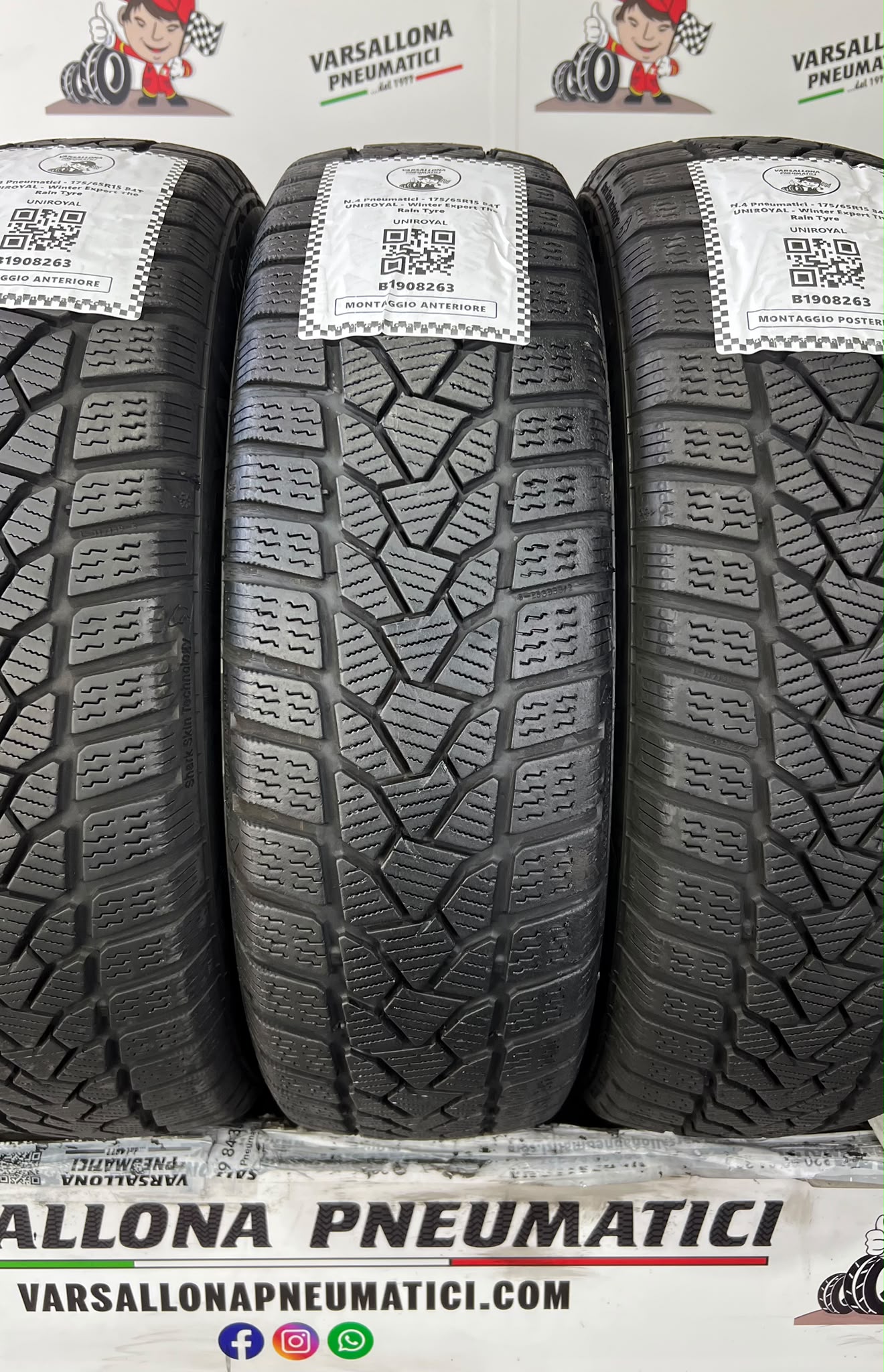 N.4 Pneumatici - 175/65R15 84T UNIROYAL - Winter Expert - immagine 2
