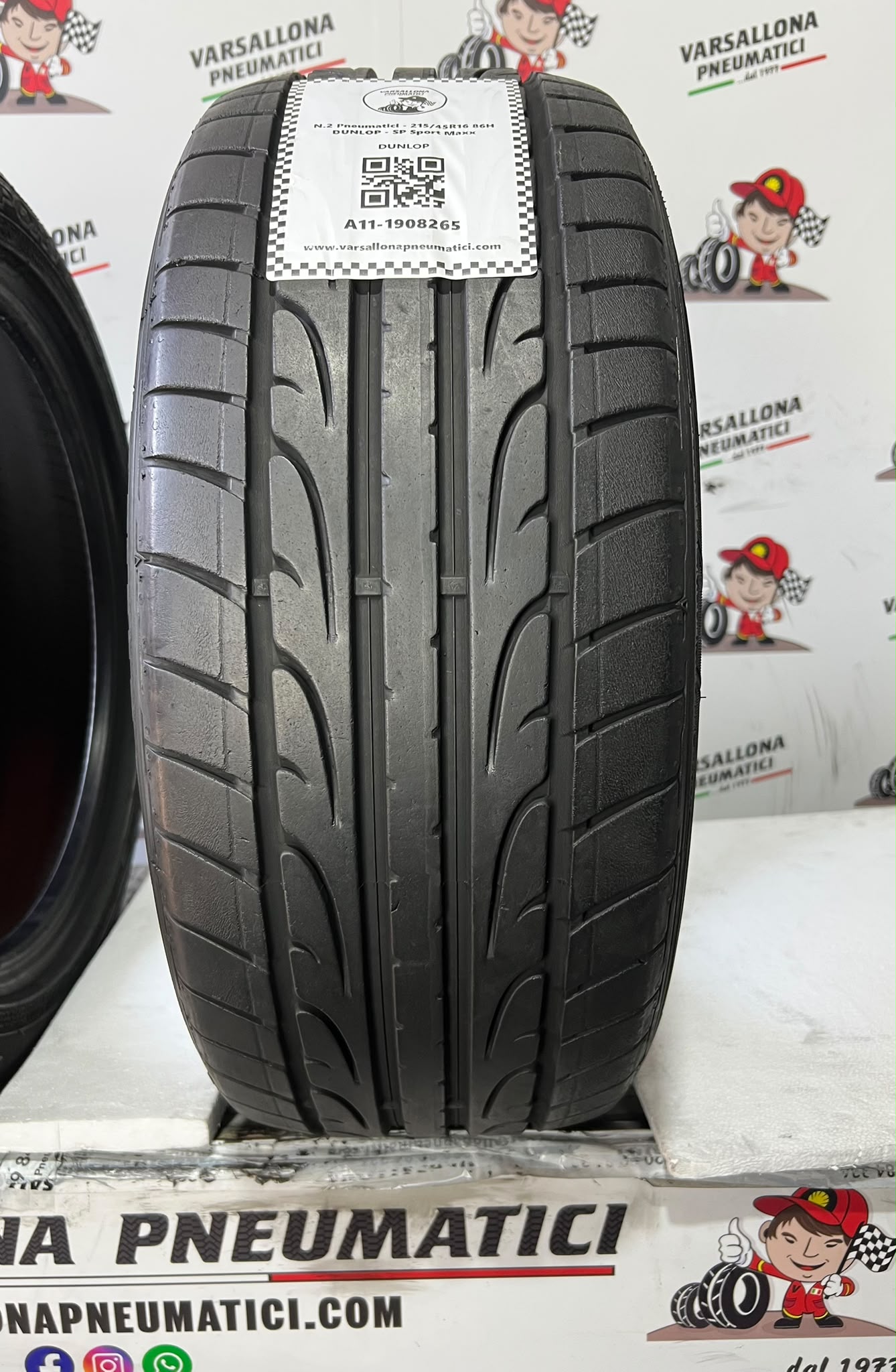 N.2 Pneumatici - 215/45R16 86H DUNLOP - SP Sport Maxx - immagine 2