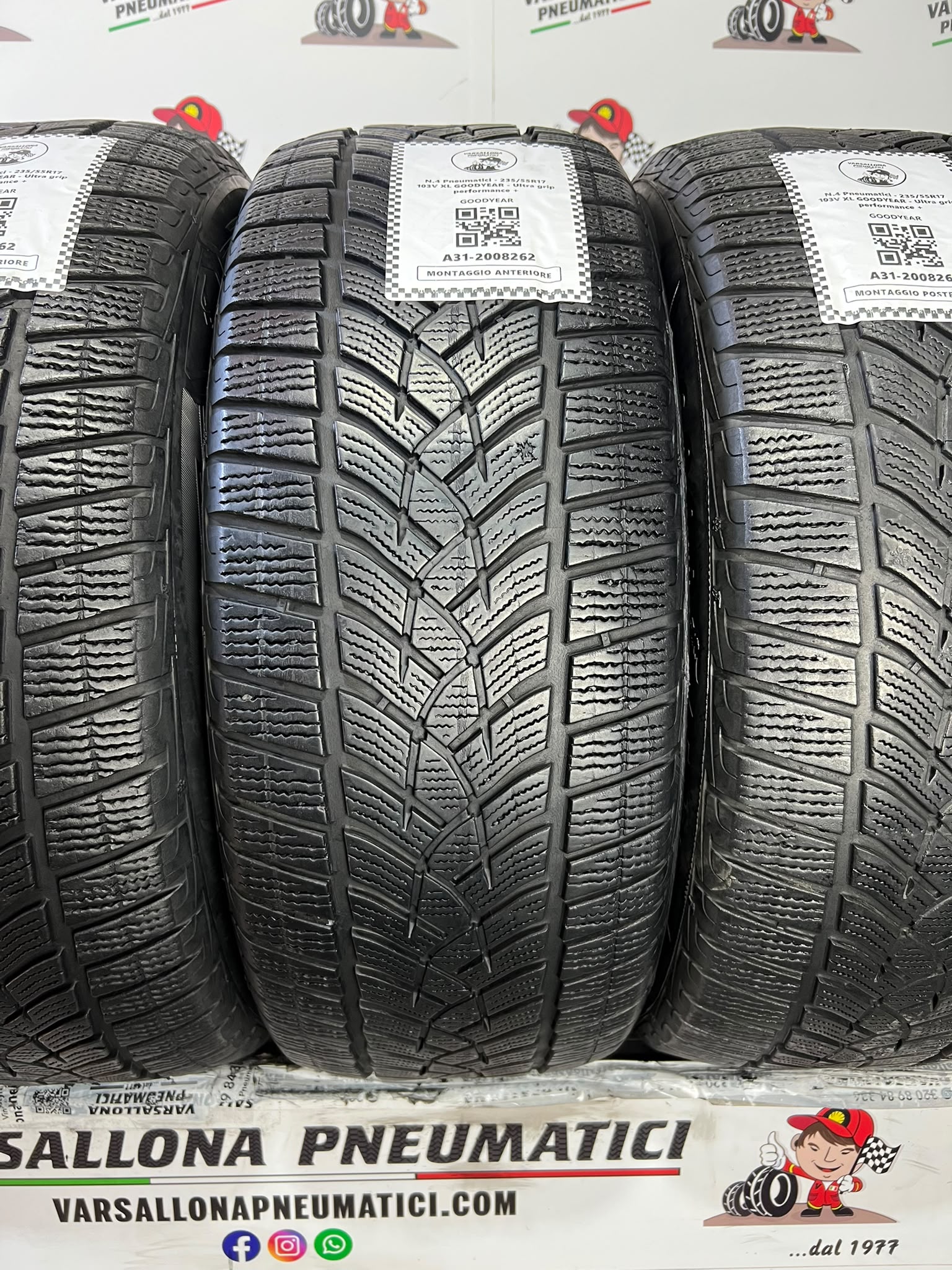 N.4 Pneumatici - 235/55R17 103V XL GOODYEAR - Ultra grip performance + - immagine 2