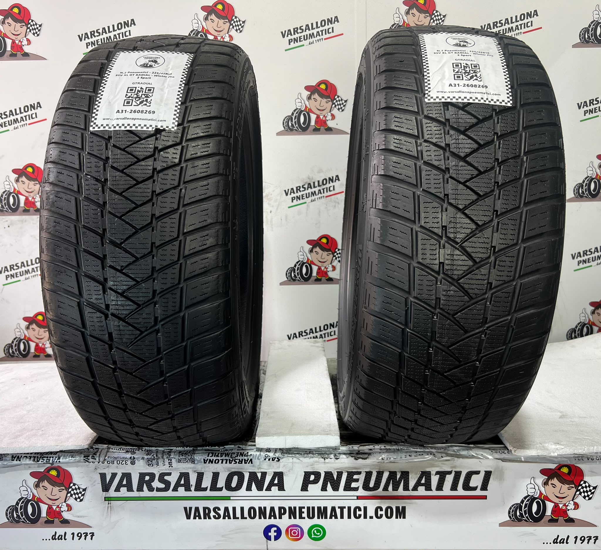N.2 Pneumatici - 225/45R18 95V XL GT RADIAL - Winter Pro 2 Sport
