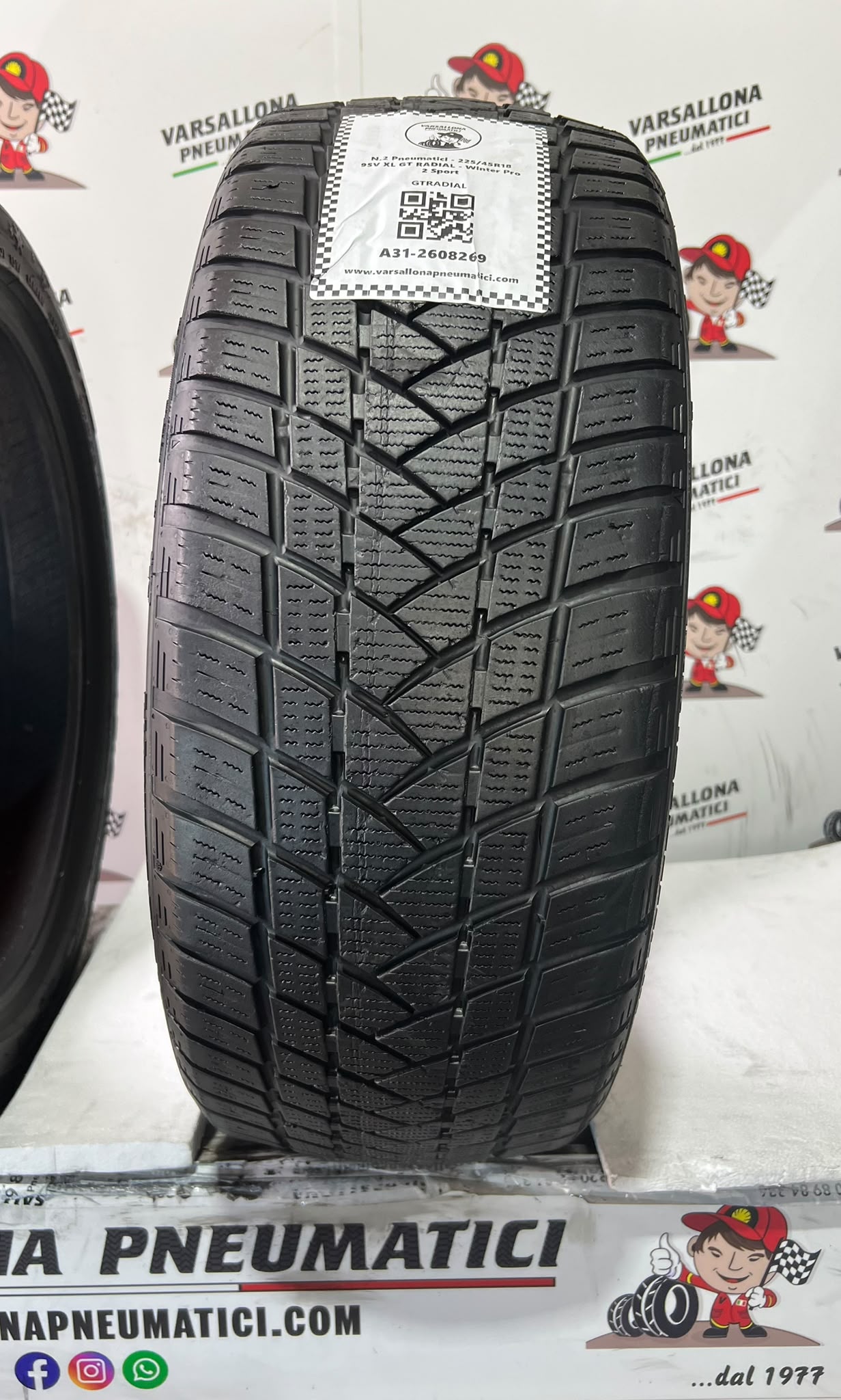 N.2 Pneumatici - 225/45R18 95V XL GT RADIAL - Winter Pro 2 Sport - immagine 2