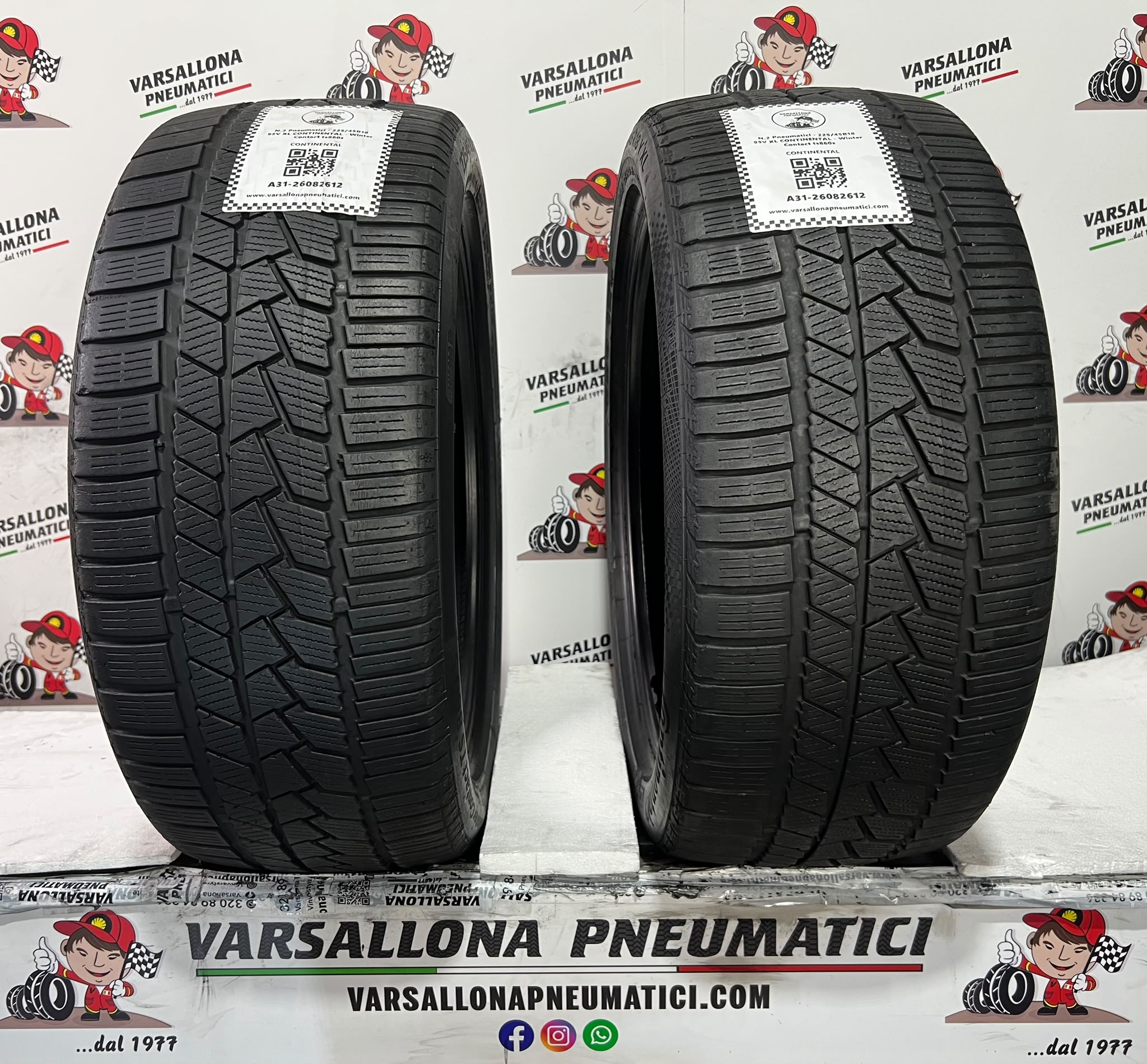 N.2 Pneumatici - 225/45R18 95V XL CONTINENTAL - Winter Contact TS860s