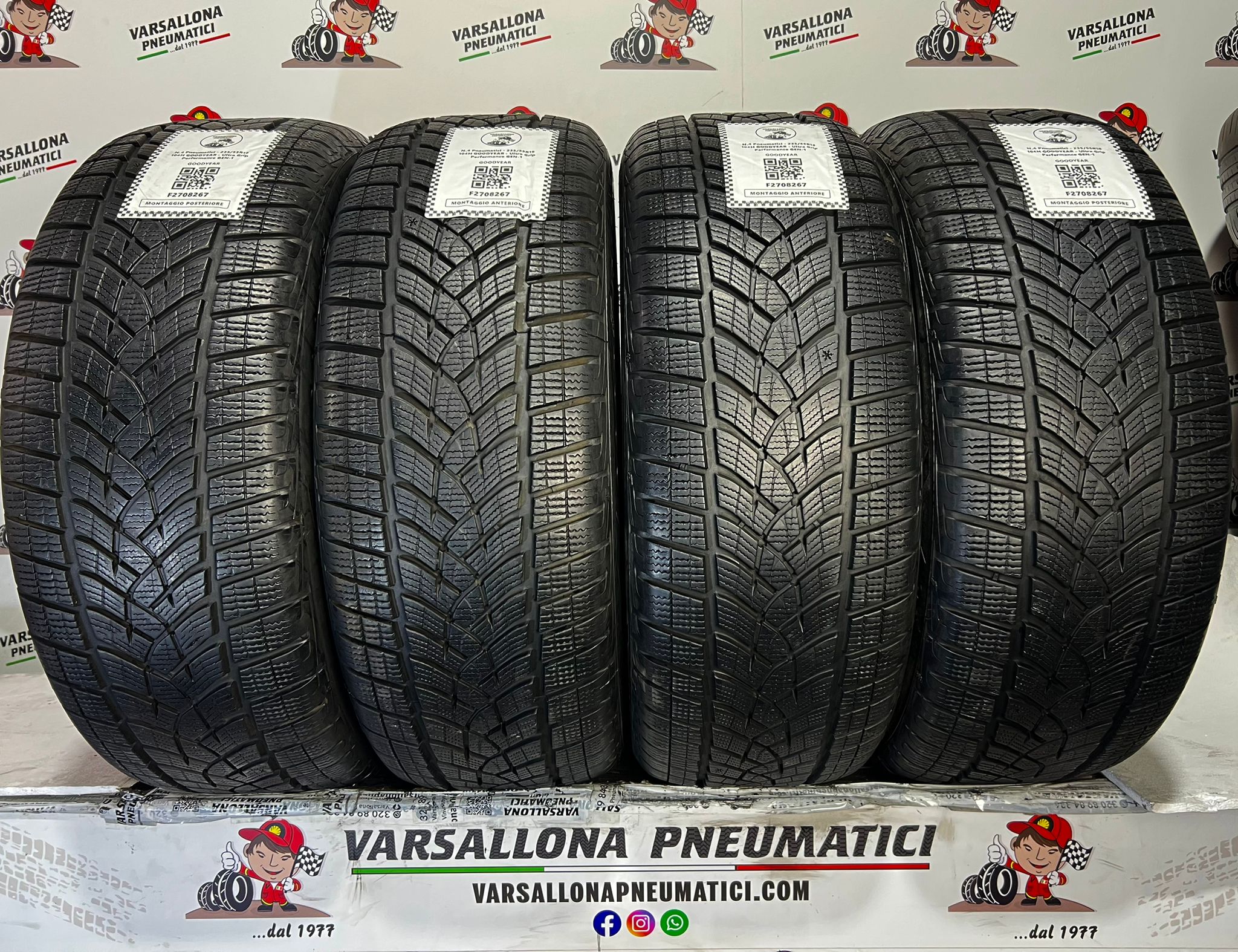 N.4 Pneumatici - 235/55R18 104H GOODYEAR - Ultra Grip Perfermance GEN-1
