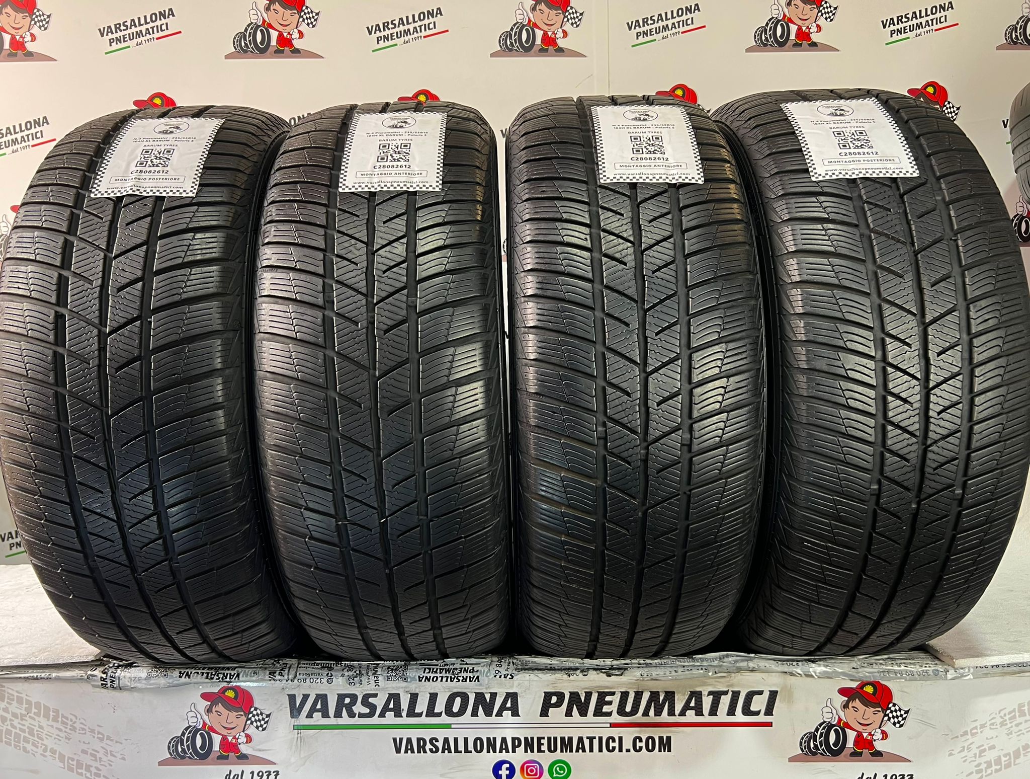 N.4 Pneumatici - 235/55R18 104H XL BARUM - Polaris 5