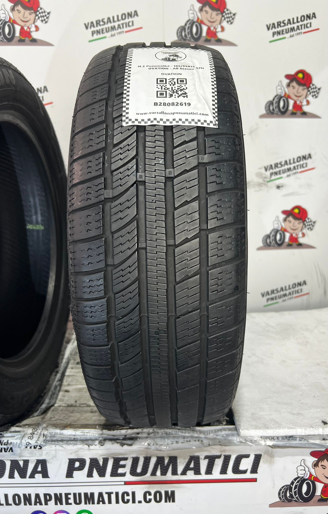 N.2 Pneumatici - 185/55R15 82H OVATION - All Season - immagine 2