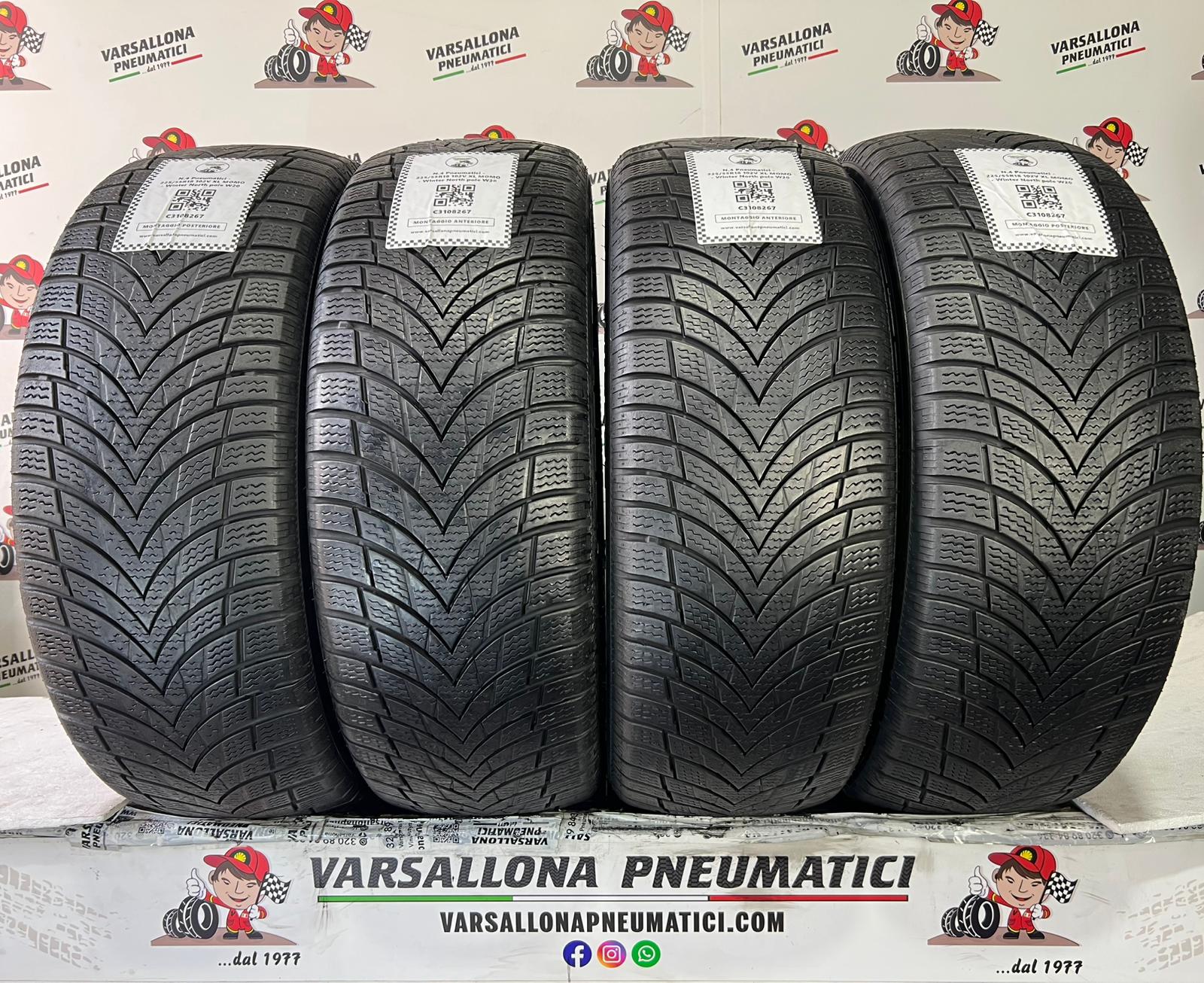 N.4 Pneumatici - 225/55R18 102V XL MOMO - Winter North pole W20