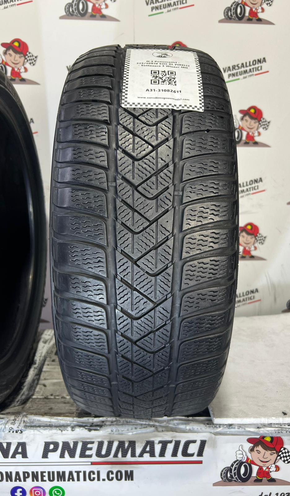 N.2 Pneumatici - 225/40R19 93H XL PIRELLI - Sottozero 3 Winter MO - immagine 2