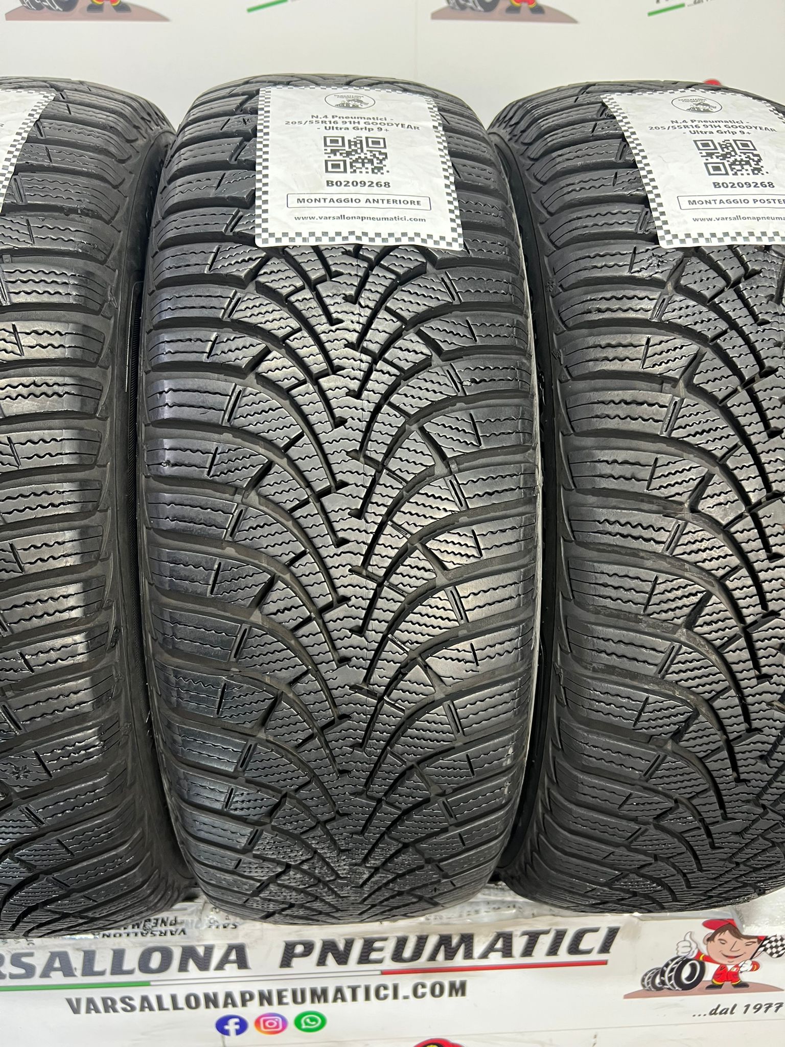 N.4 Pneumatici - 205/55R16 91H GOODYEAR - Ultra Grip 9+ - immagine 2