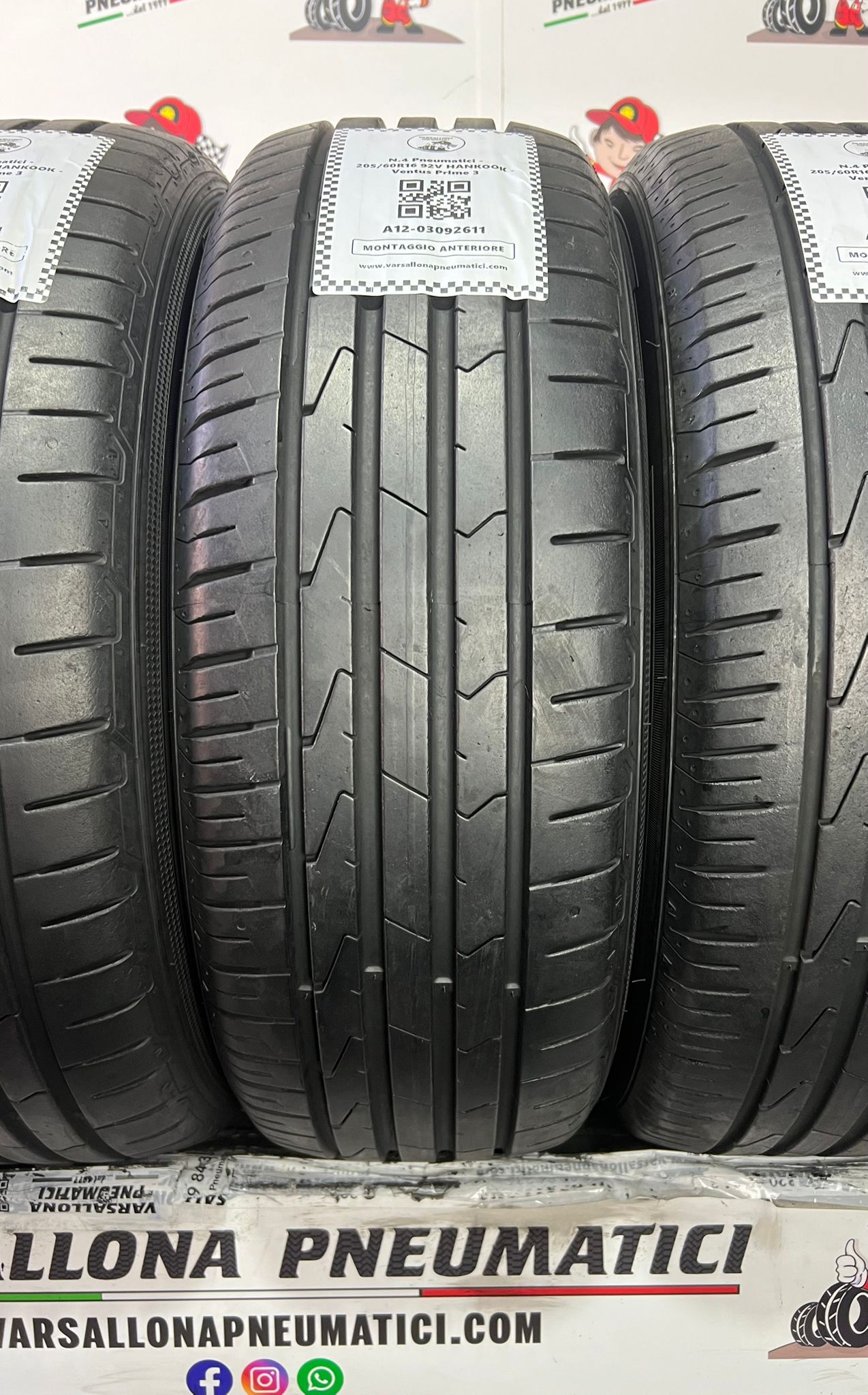 N.4 Pneumatici - 205/60R16 92V HANKOOK - Ventus Prime 3 - immagine 2