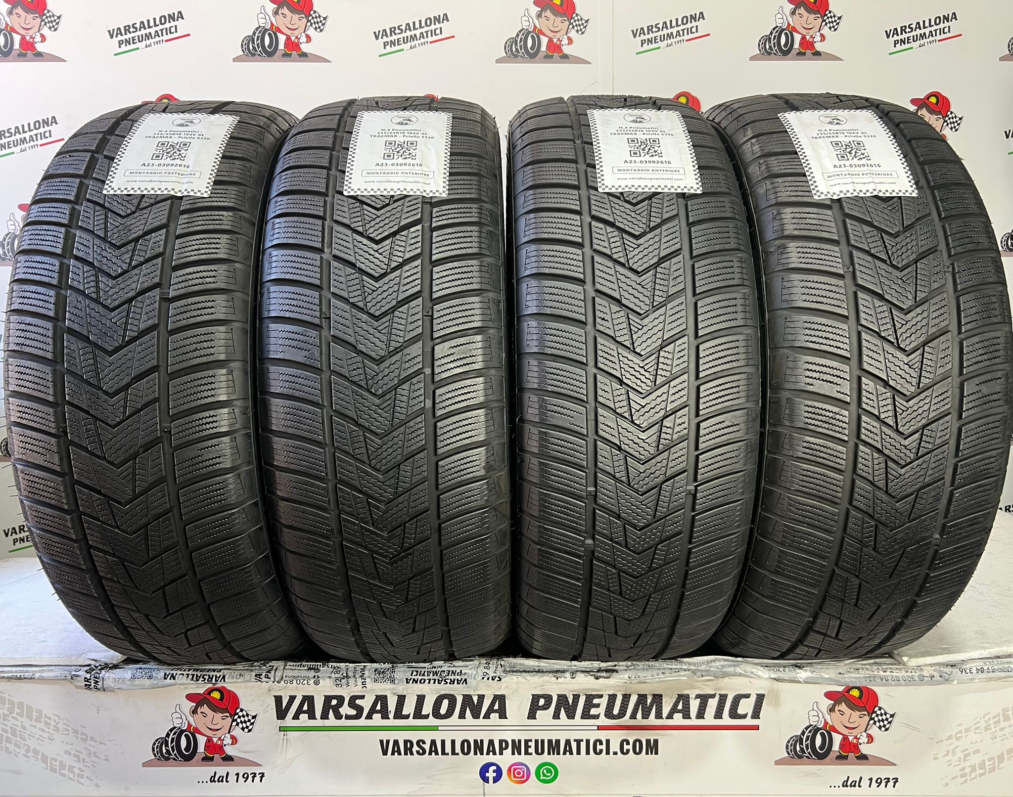 N.4 Pneumatici - 235/55R18 104V XL TRACMAX - Privilo S330