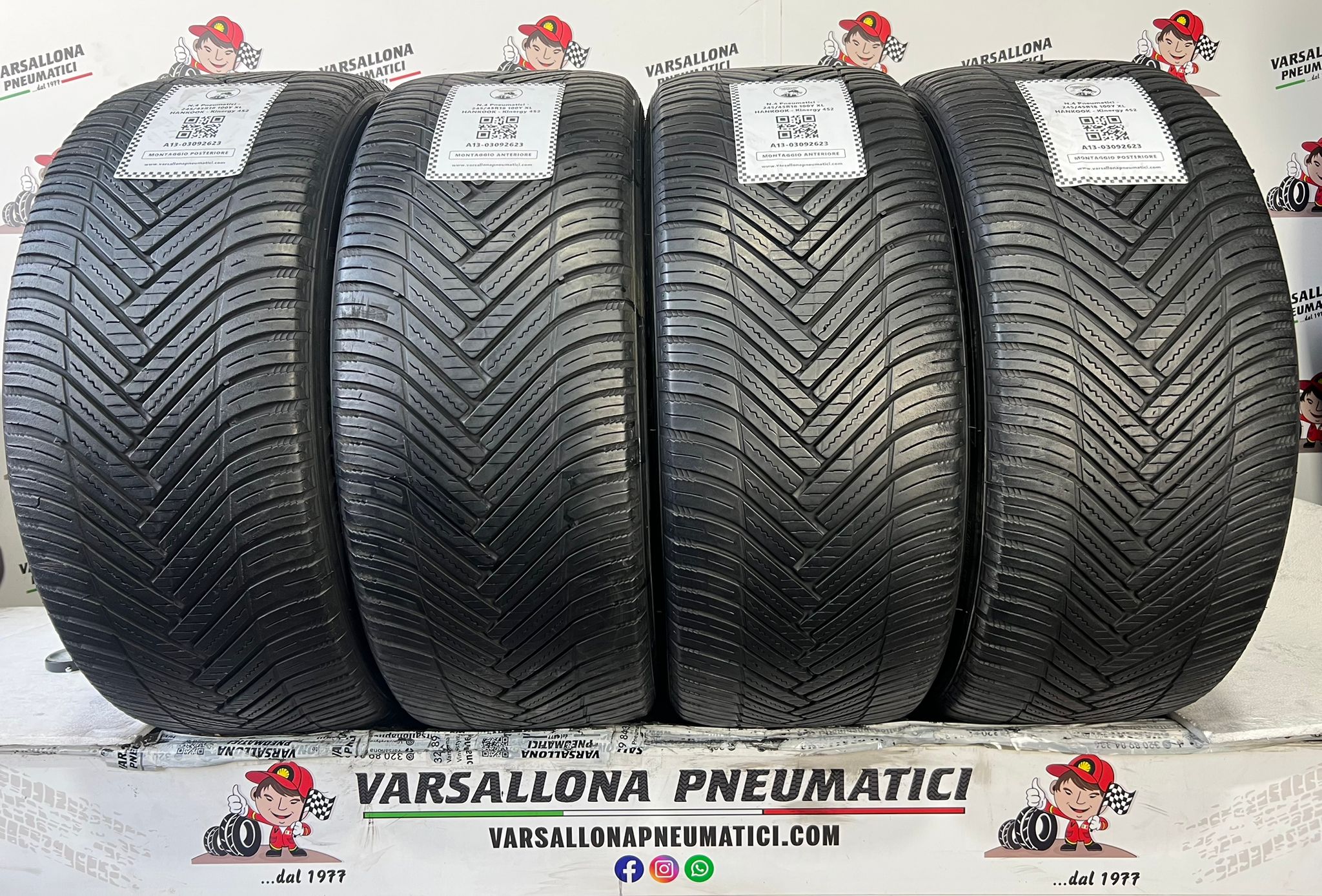 N.4 Pneumatici - 245/45R18 100Y XL HANKOOK - Kinergy 4S 2