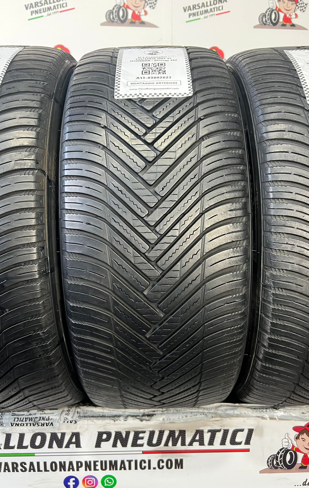 N.4 Pneumatici - 245/45R18 100Y XL HANKOOK - Kinergy 4S 2 - immagine 2