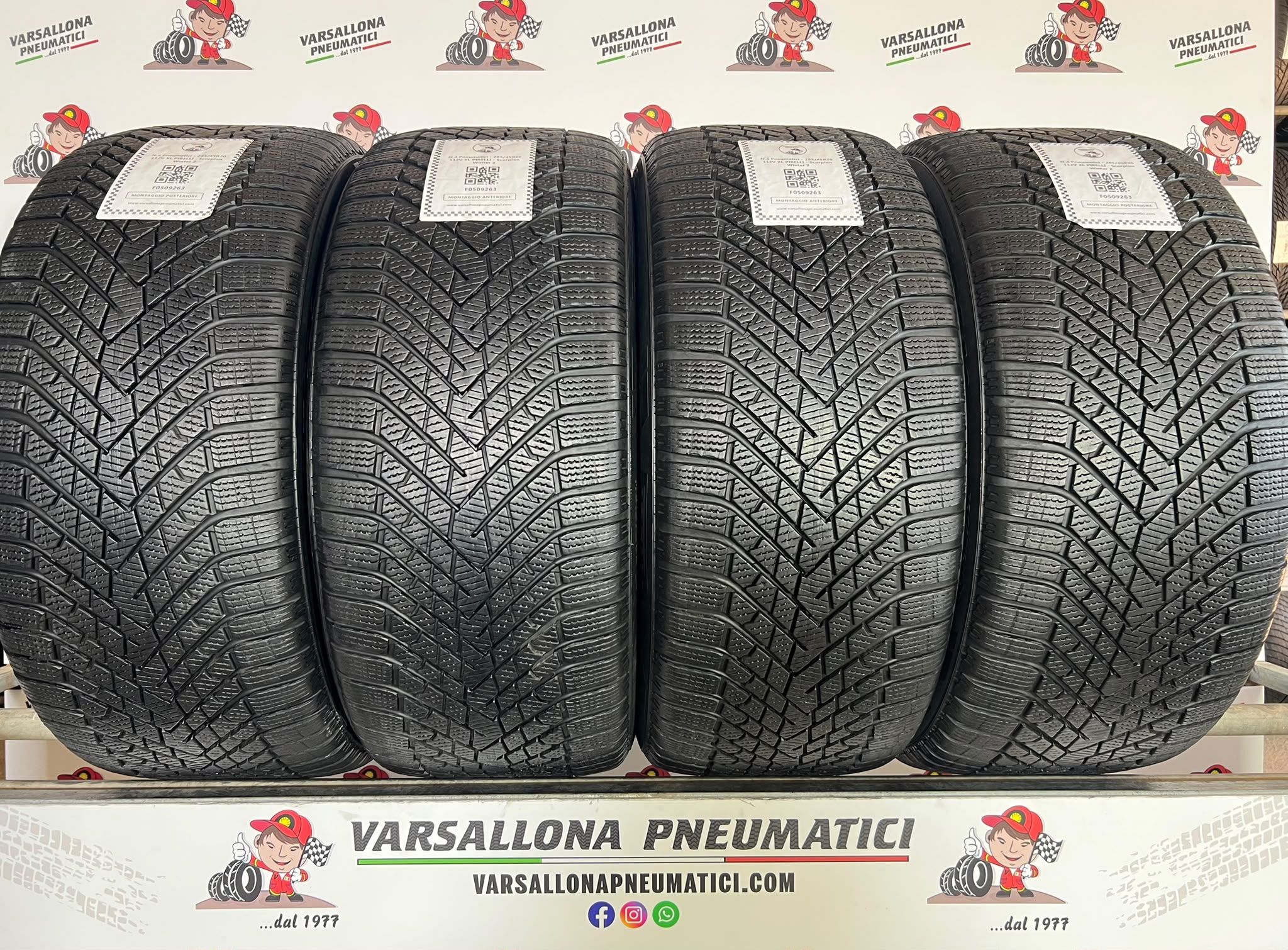 N.4 Pneumatici - 285/45R20 112V XL PIRELLI - Scorpion Winter 2